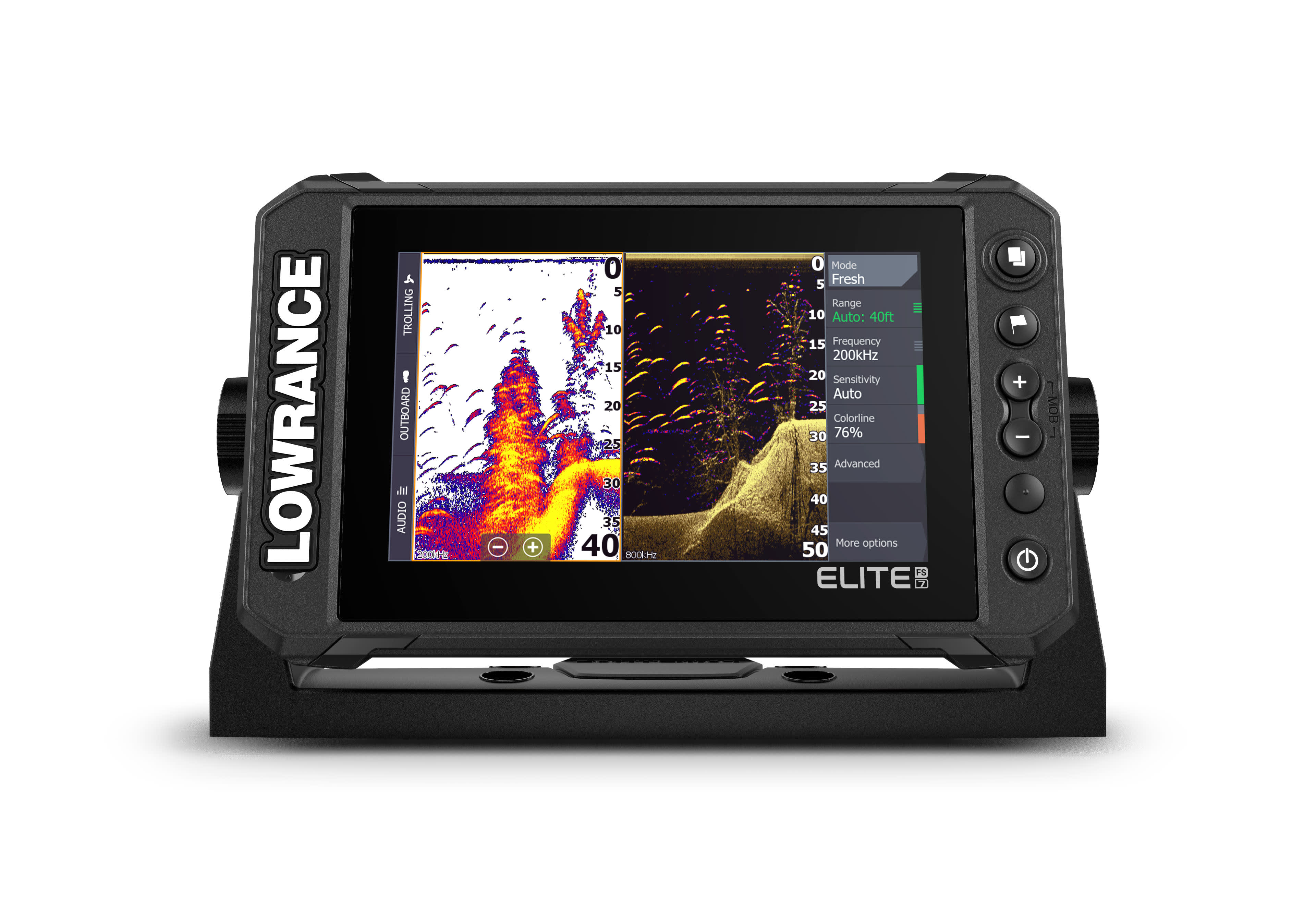 Lowrance® Elite FS 7 Fishing System Fish Finder/Chartplotter Combo - Elite FS 7 Active Imaging 3-in-1
