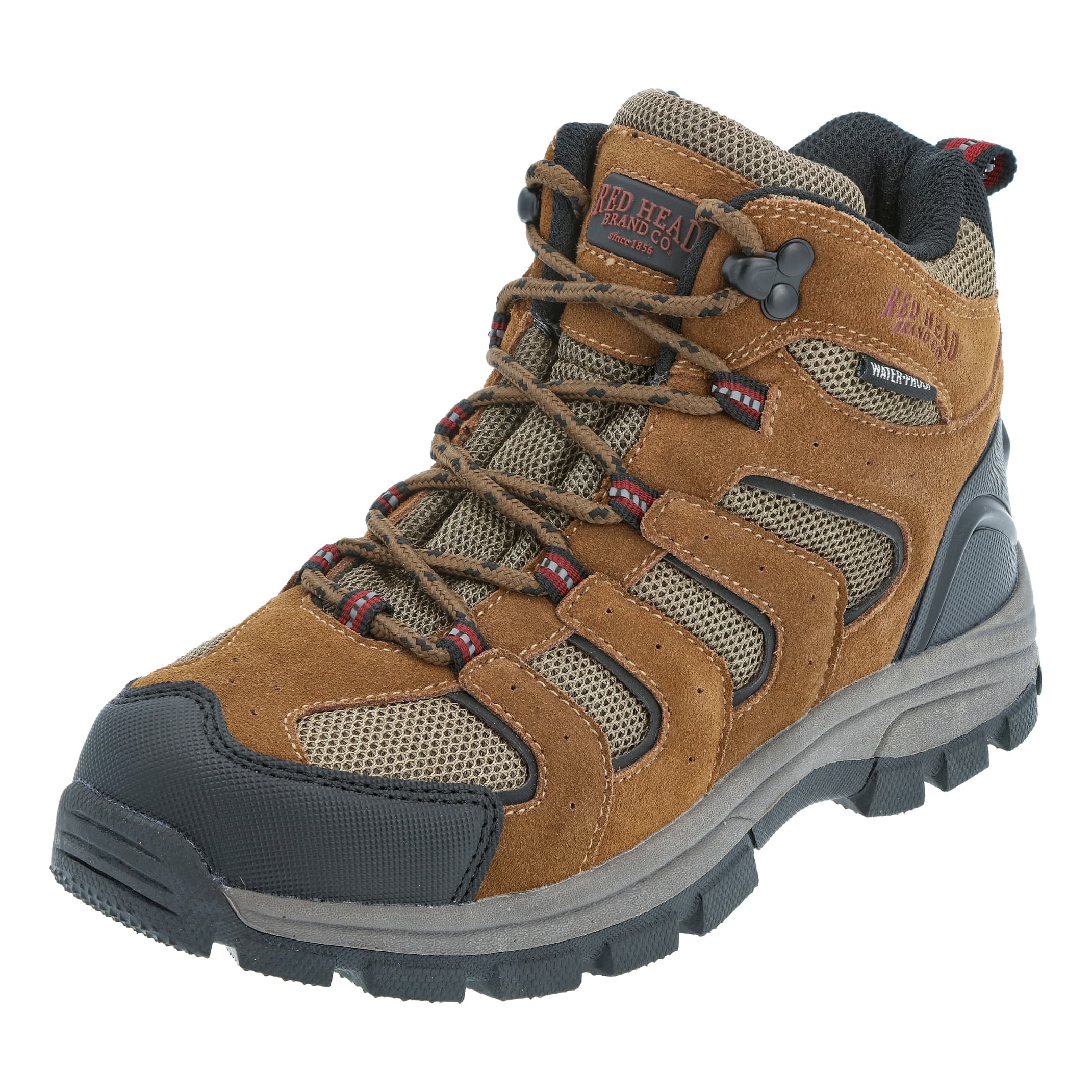 RedHead® Youth Zipline Waterproof Hiking Boots - Brown