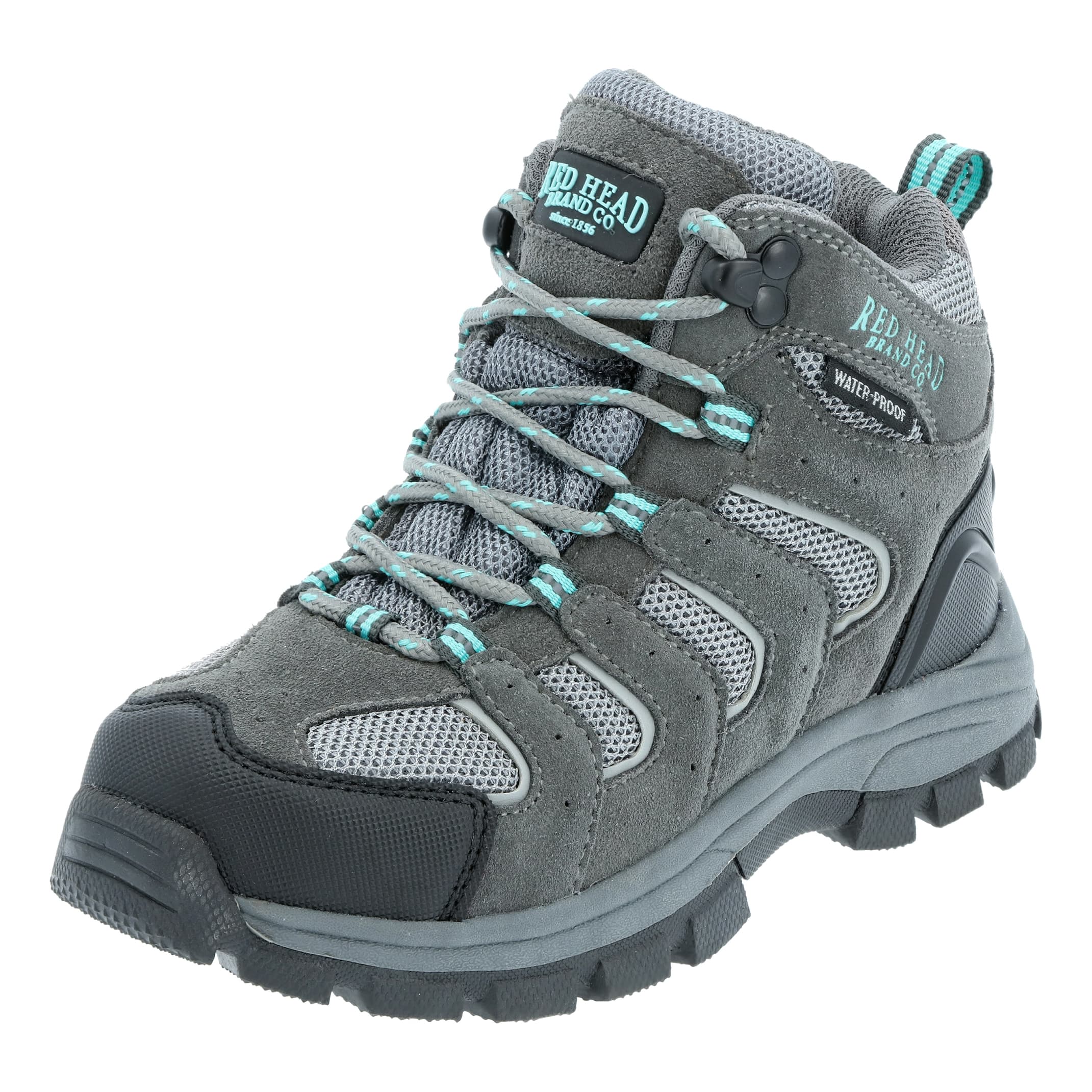 RedHead® Youth Zipline Waterproof Hiking Boots - Grey