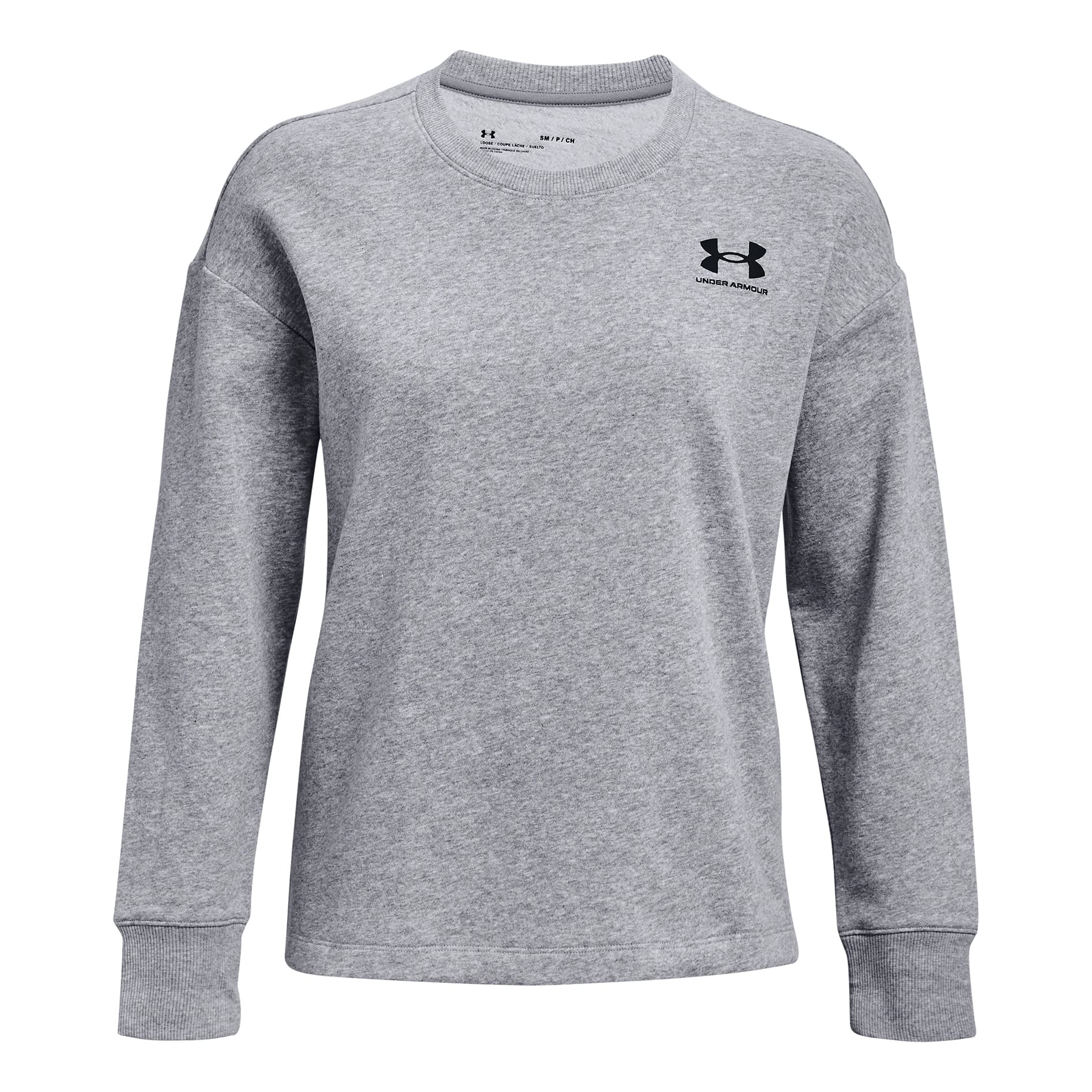 Under Armour® Women’s Shoreline Terry Crew - Steel Medium Heather