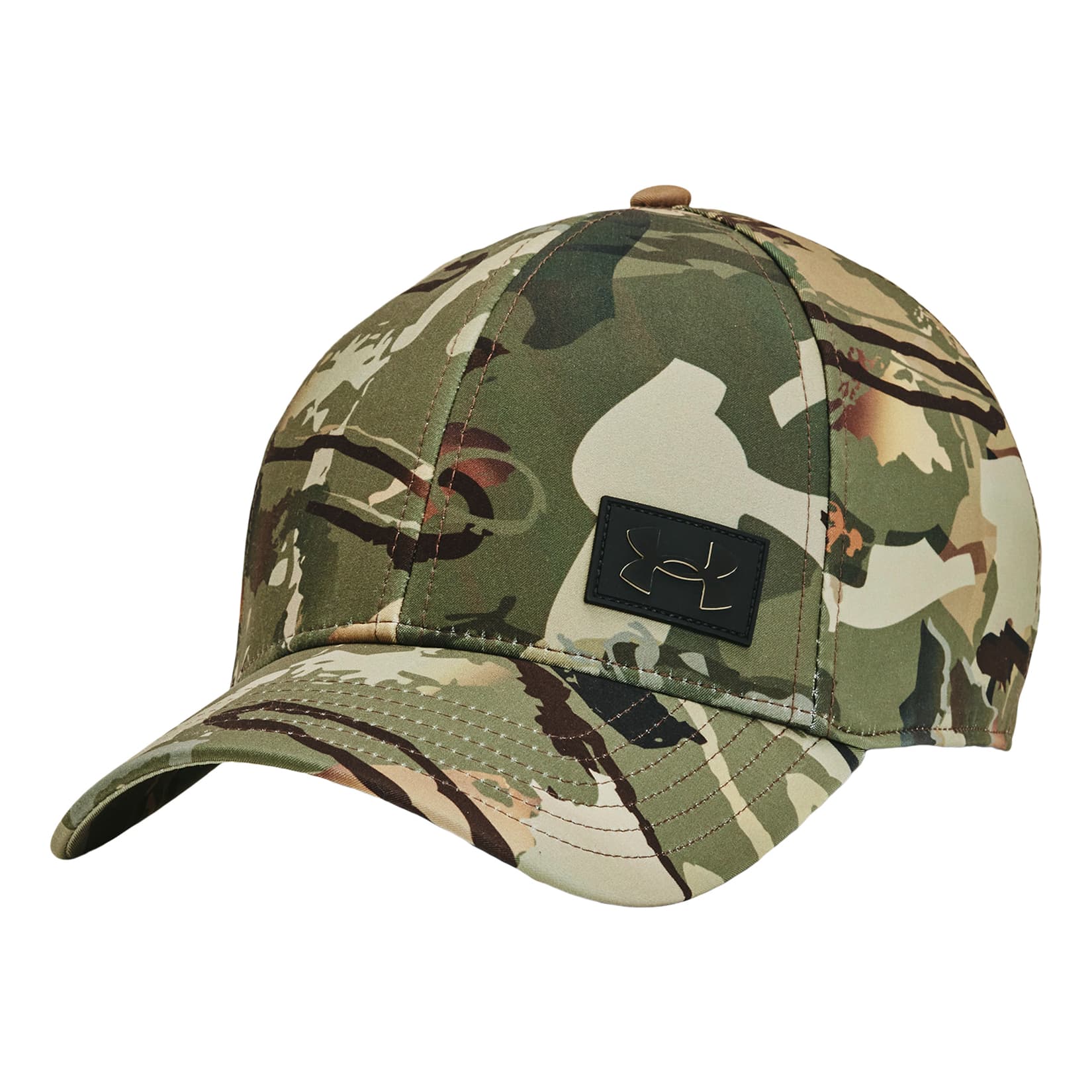 Under Armour® Men’s Storm Camo Stretch Hat - Forest Camo/Timber