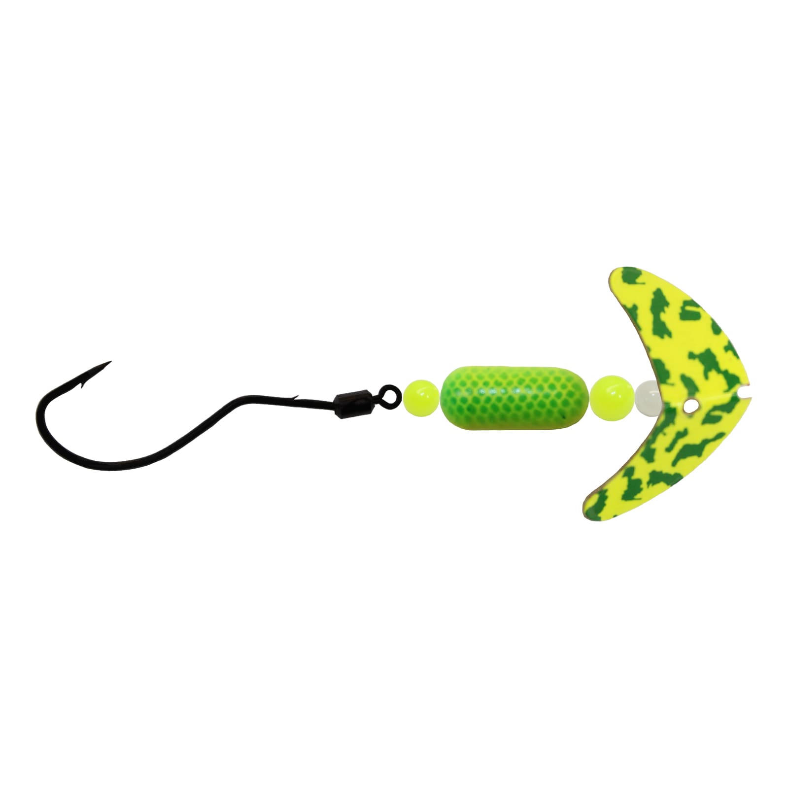  Mack's Lure Smile Blade Spindrift Walleye, Chartruese Green  Tiger : Sports & Outdoors