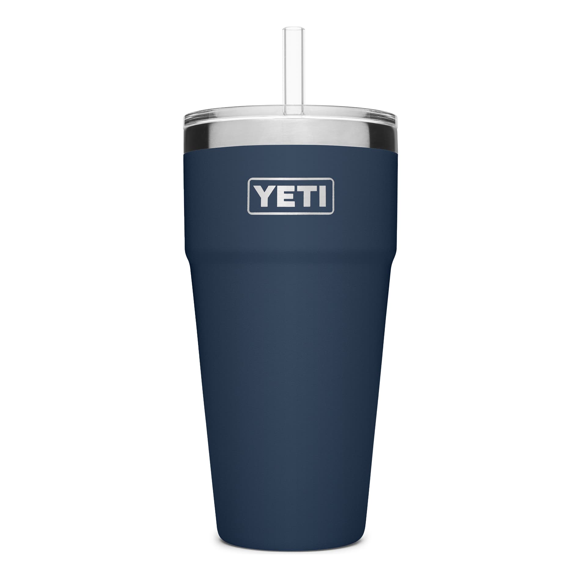 YETI® Rambler® 26 oz. Stackable Cup with Straw Lid - Navy
