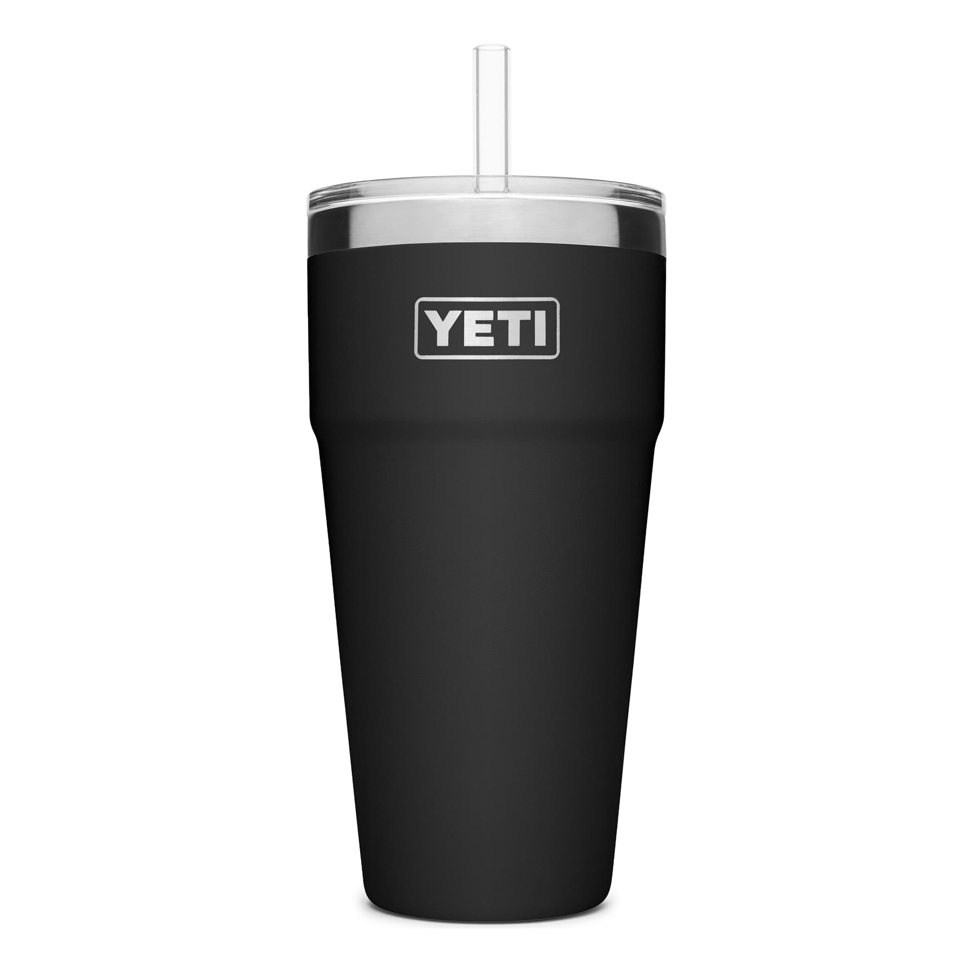 YETI® Rambler® 26 oz. Stackable Cup with Straw Lid - Black