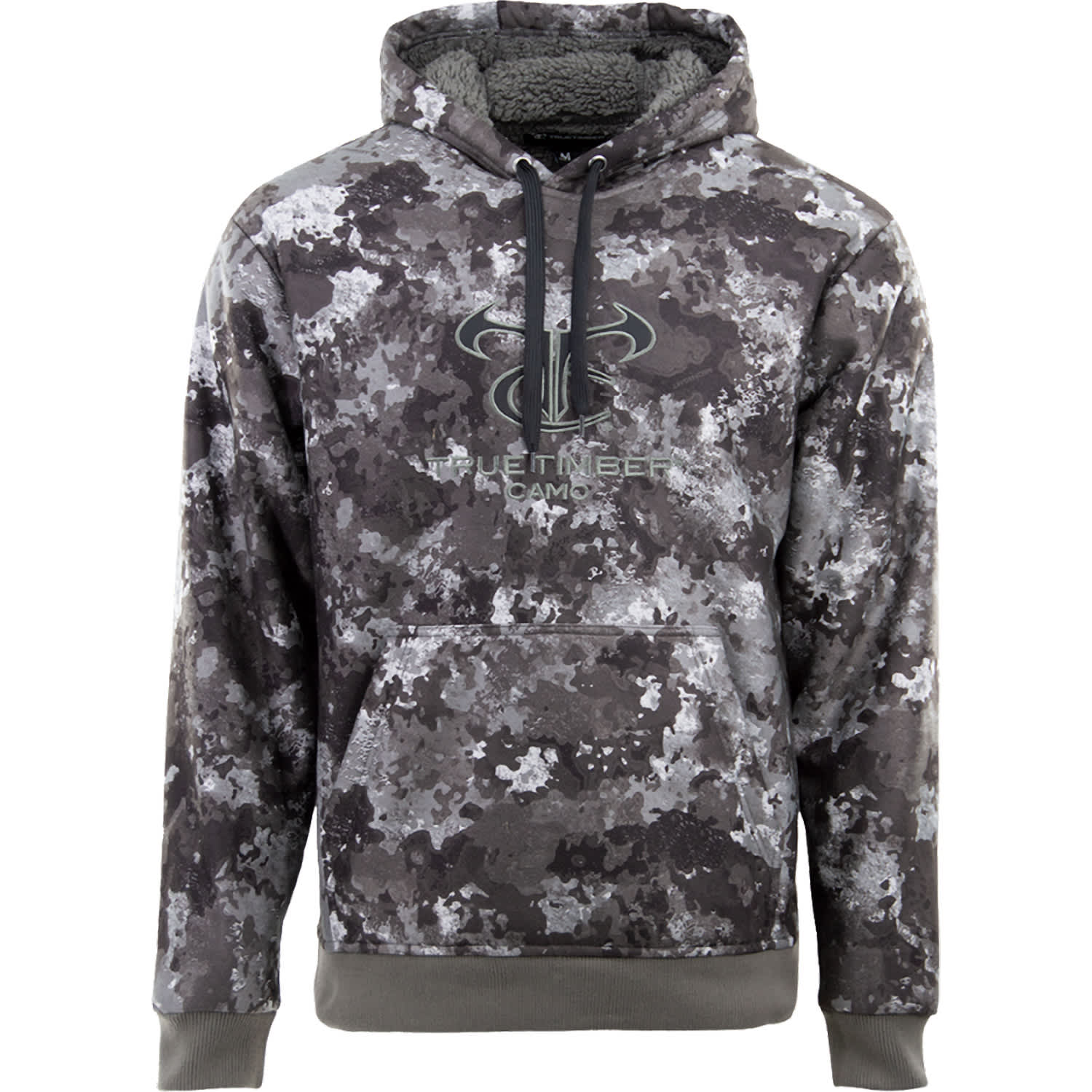 TrueTimber® Men’s High Pile Fleece Logo Hoodie