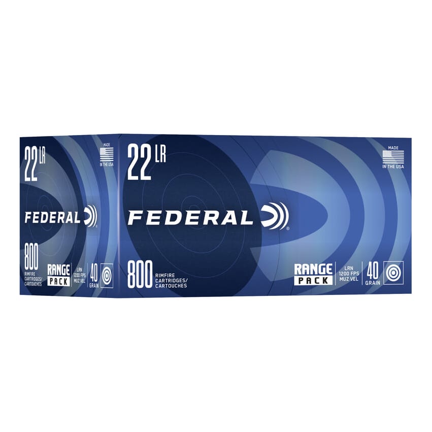 Federal® Range Pack .22LR Rimfire Ammunition