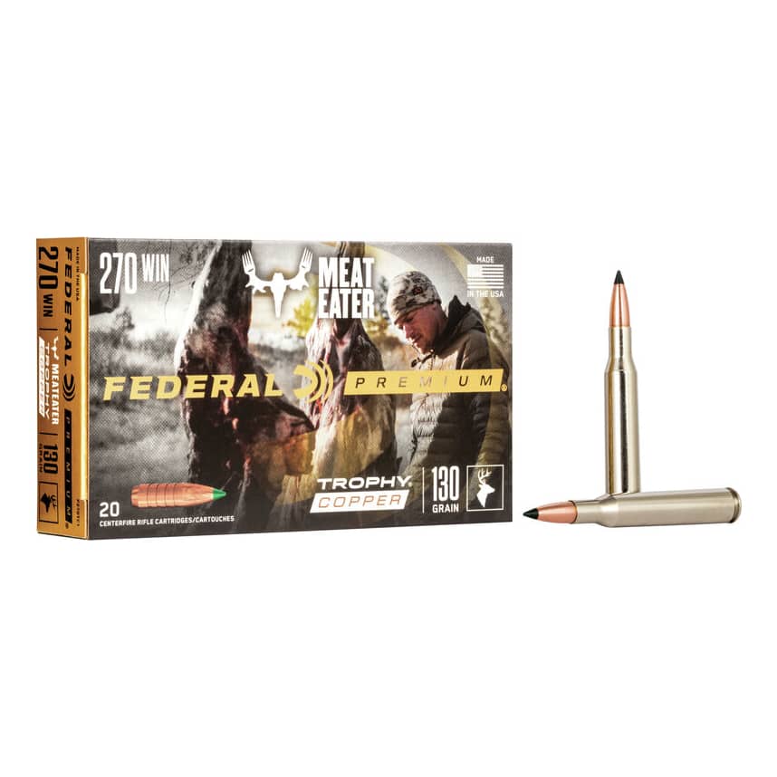 Federal® Trophy CoFederal Premium® Trophy Copper Centerfire Rifle Ammunition