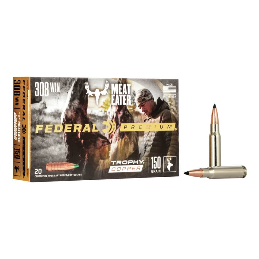 Federal Premium® Trophy Copper Centerfire Rifle Ammunition