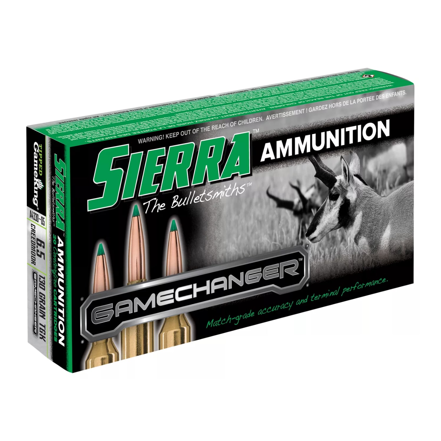 Sierra® GameChanger™ Centerfire Rifle Ammunition