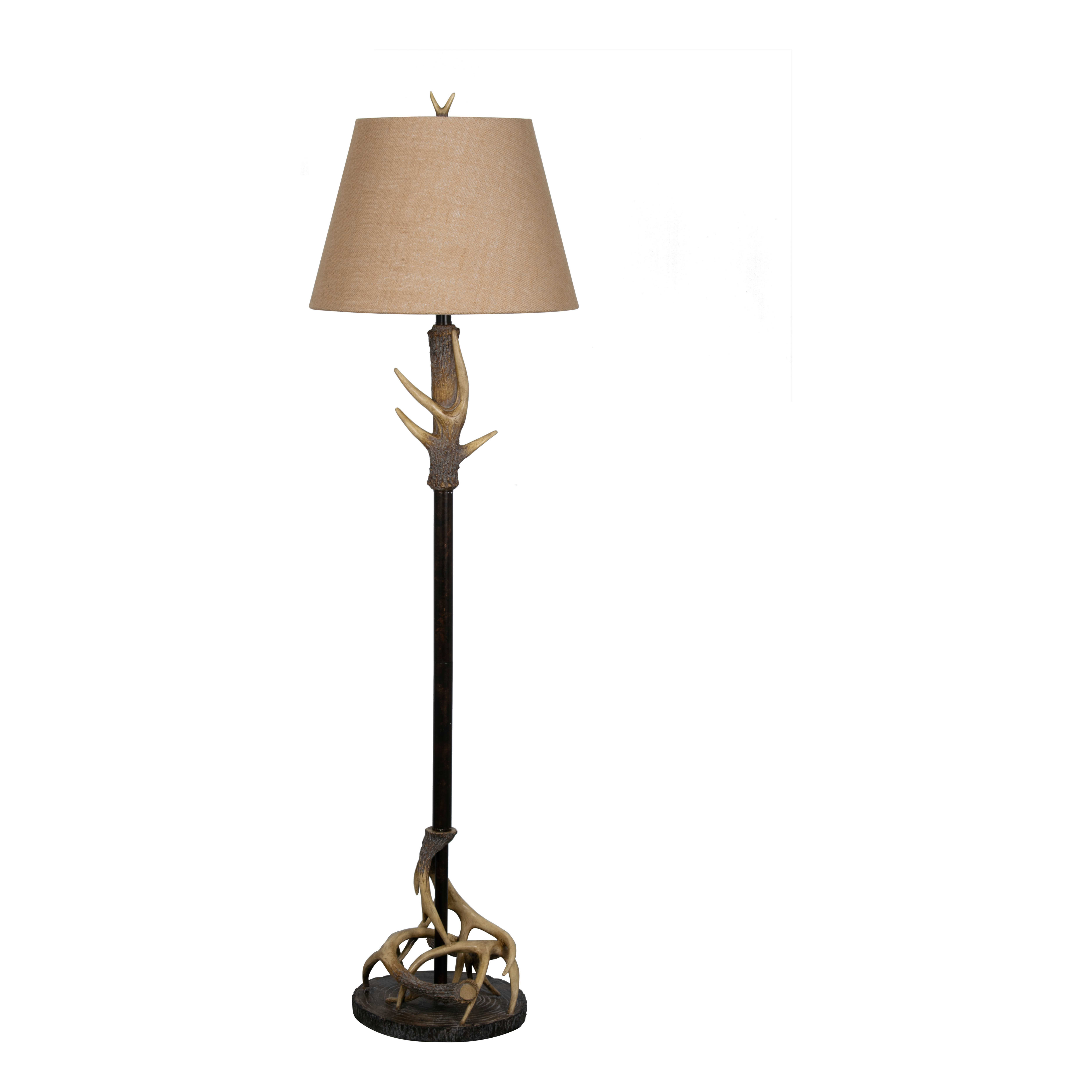 White River™ Antler Floor Lamp