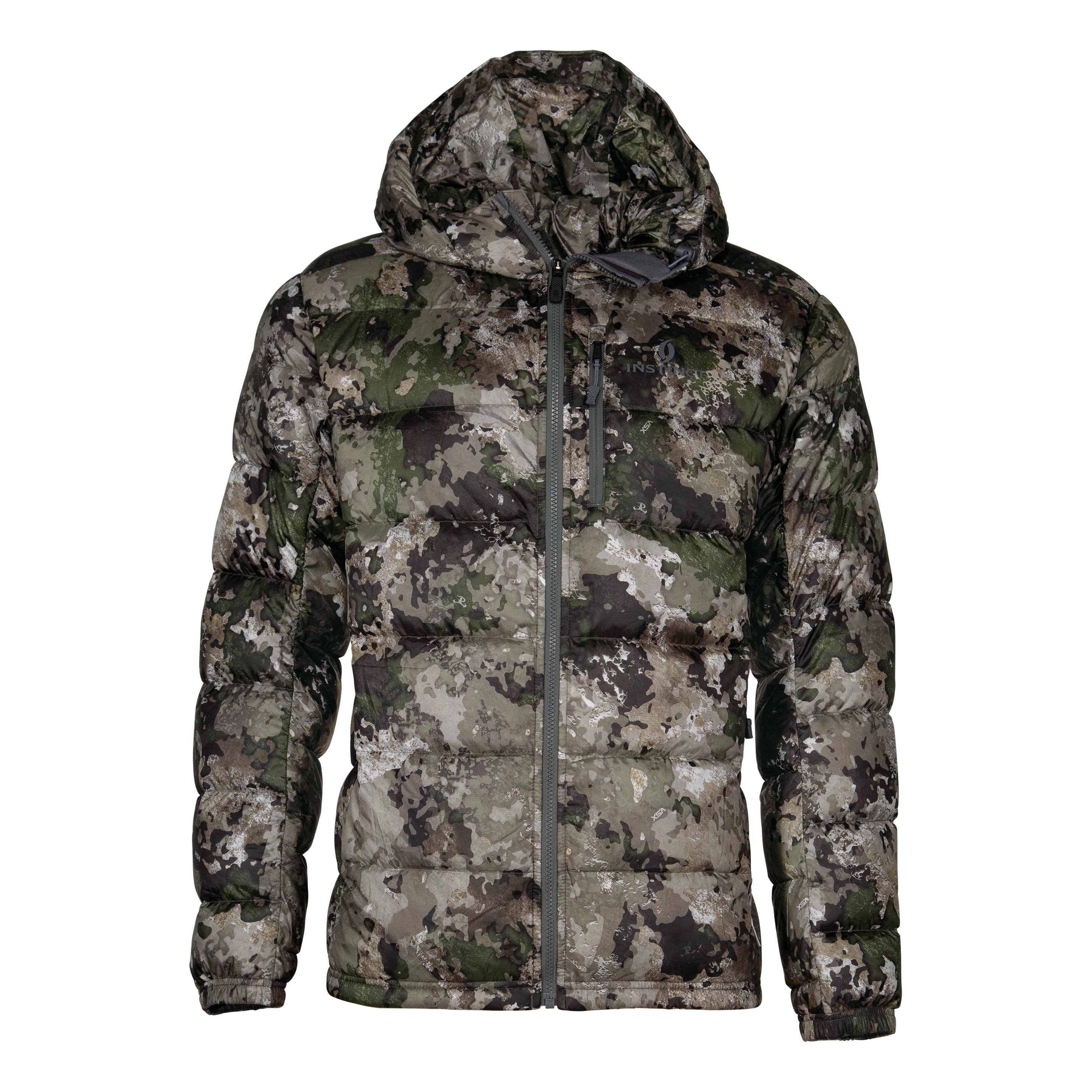 Puffy camo jacket hotsell