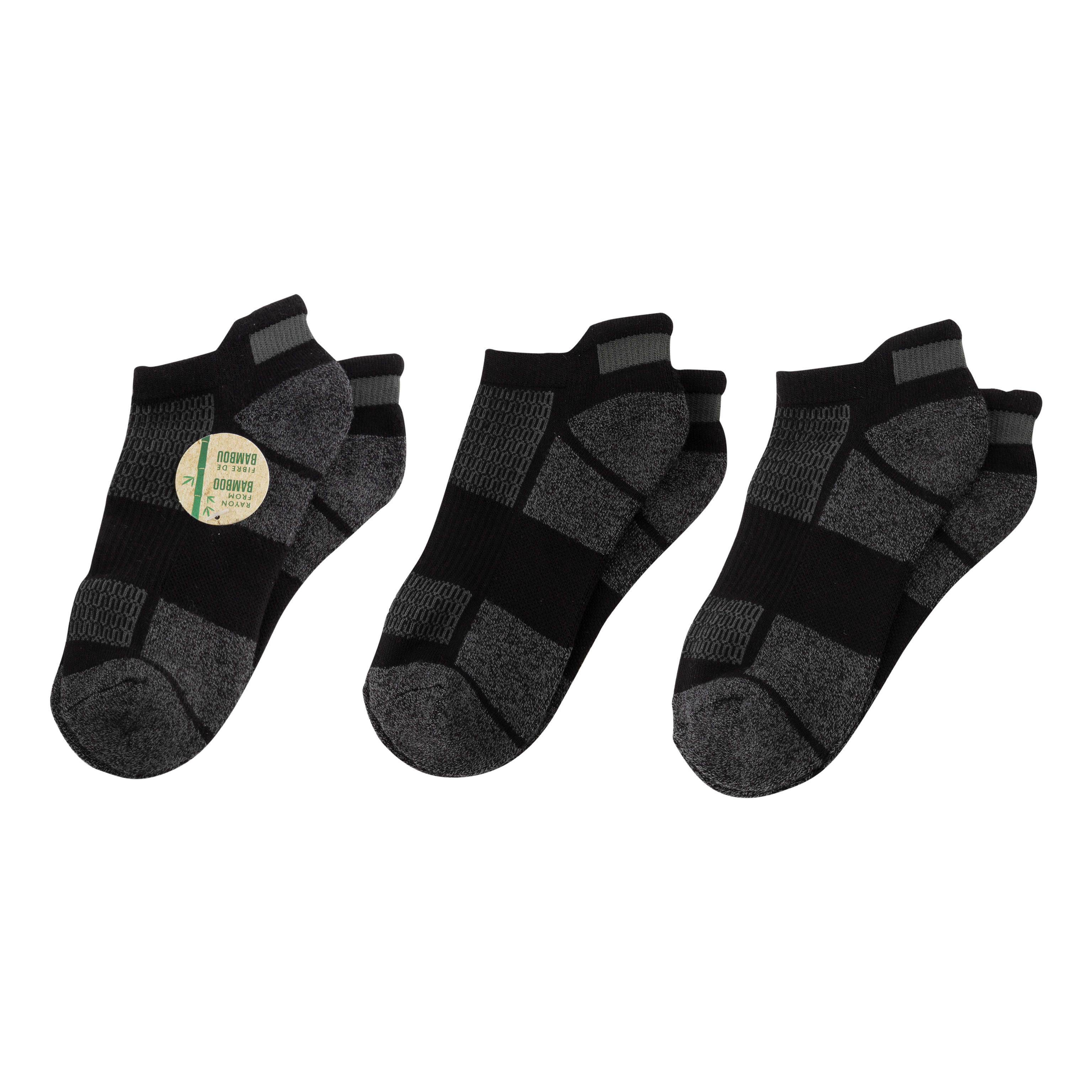 Sof Sole Women’s Low-Cut Perfom Socks – 3-Pack - Black Marl
