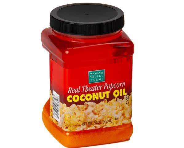 Wasbash Valley Farms Real Theatre Popcorn Coconut Oil