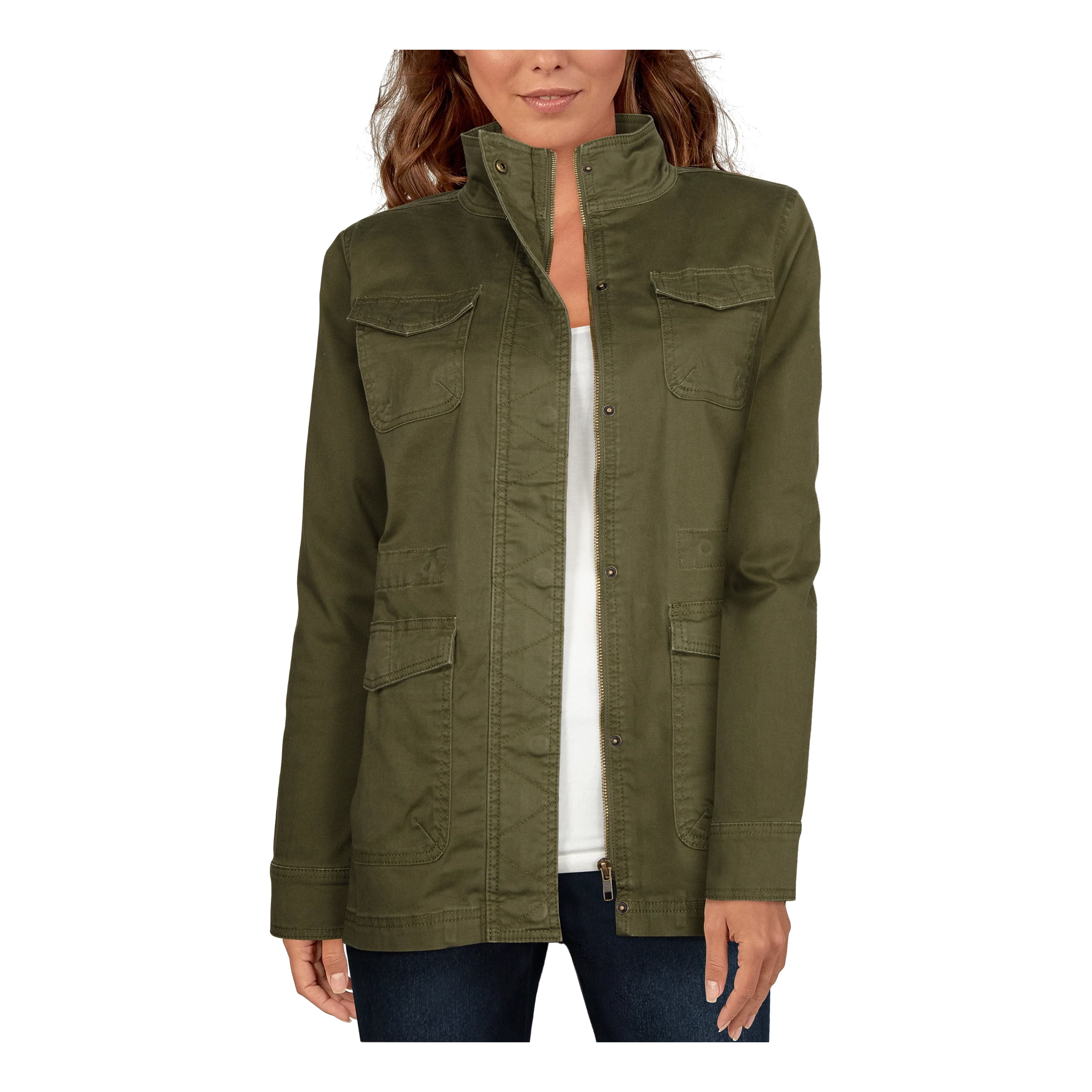 Natural Reflections® Women’s Utility Jacket - Dark Olive