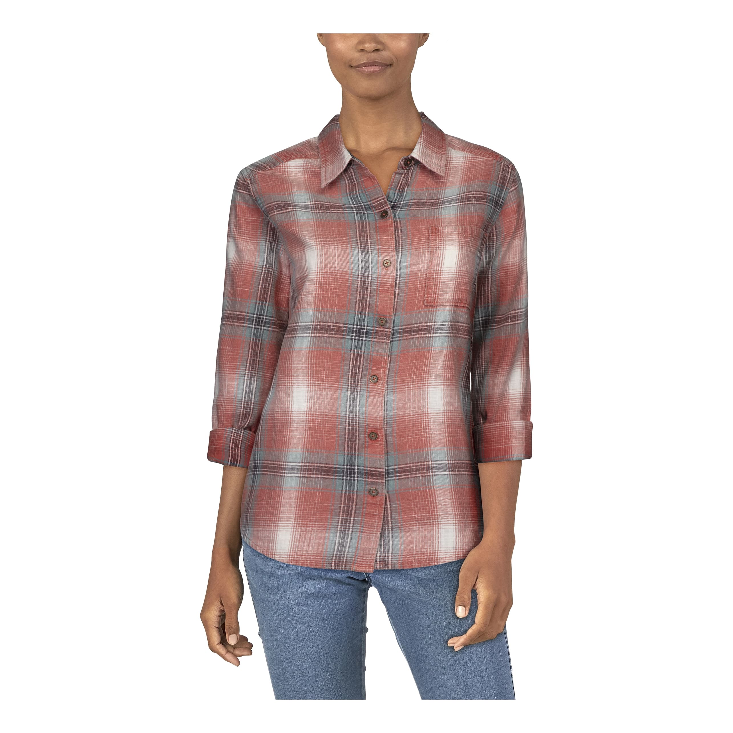 Women's Holly Hideaway™ Flannel Shirt - Plus Size