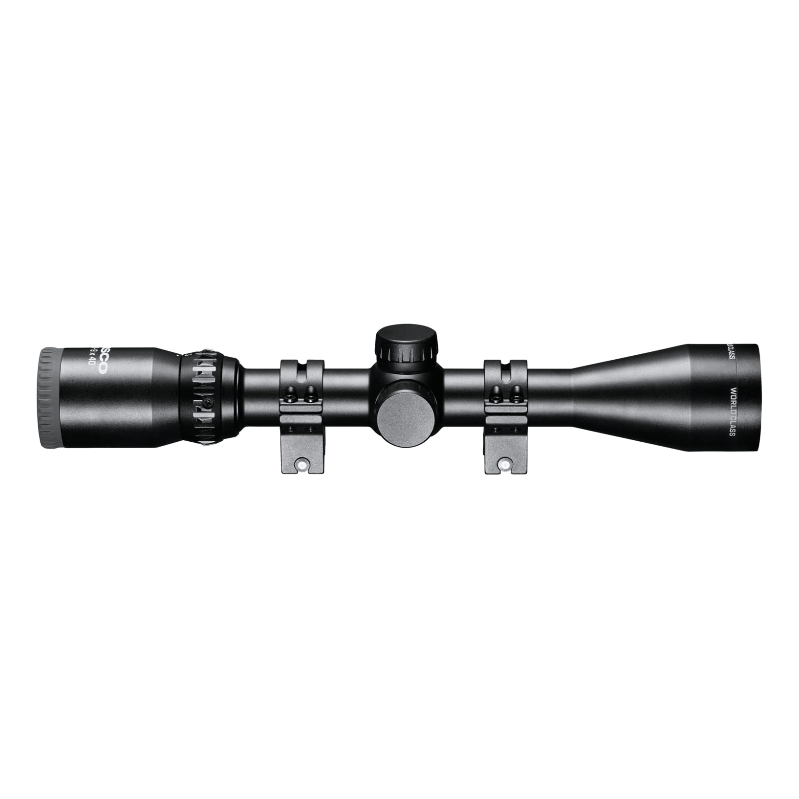 Tasco® World Class Riflescopes with Rings - 3-9x40mm