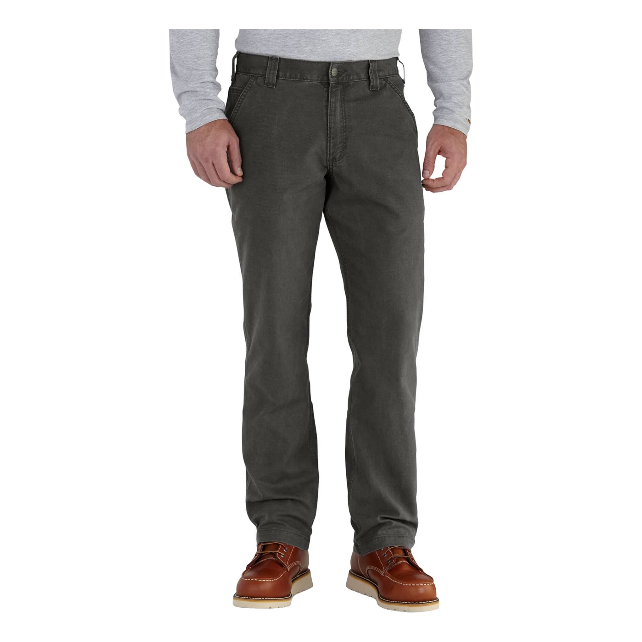 Carhartt® Men’s Rugged Flex® Relaxed Fit Canvas Work Pant - Peat
