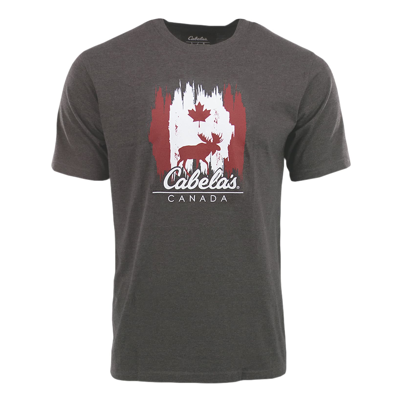 Cabela’s Men’s Canada Day Short-Sleeve T-Shirt - Charcoal Heather