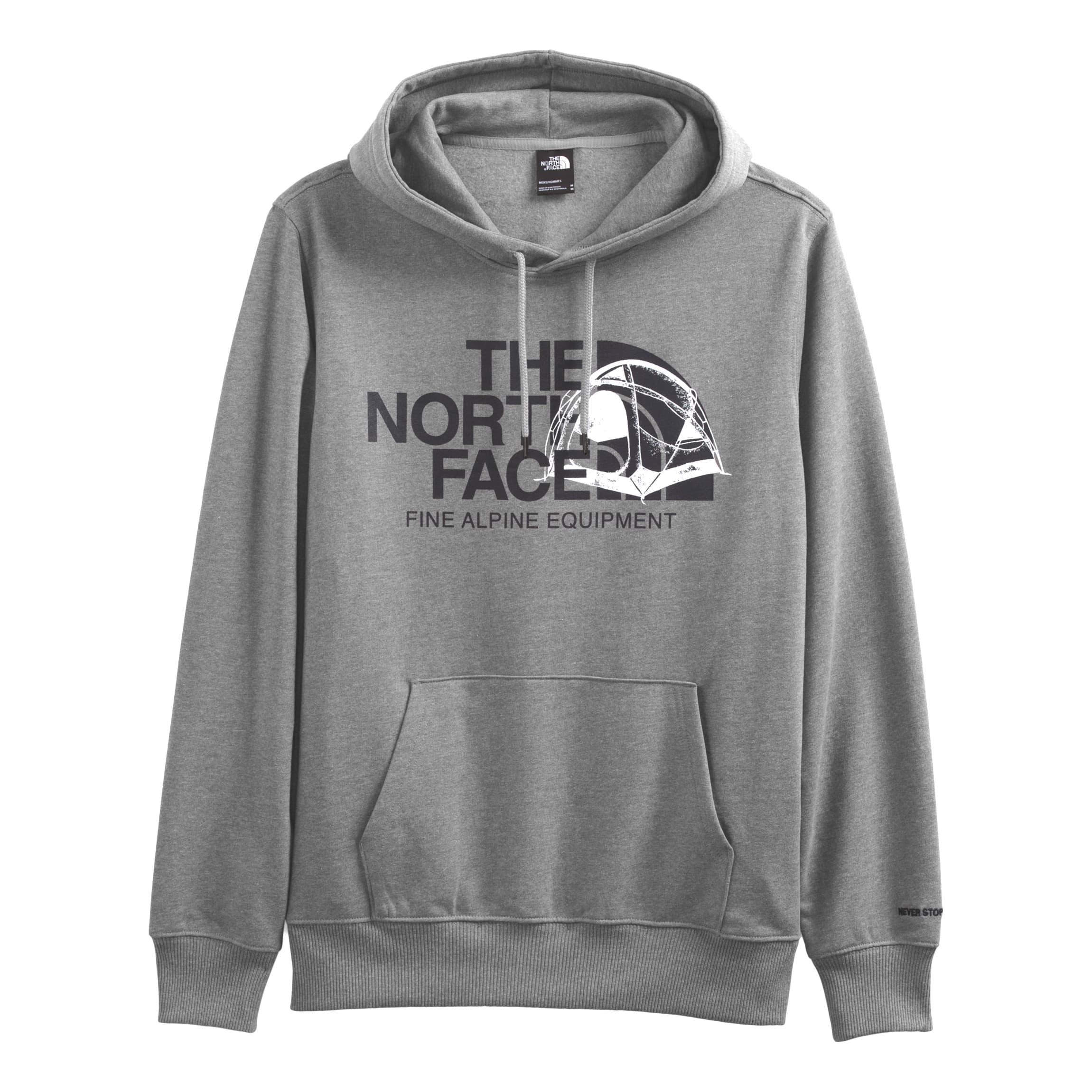 The North Face® Men’s Logo Play Recycled Pullover Hoodie - TNF Medium Grey Heather
