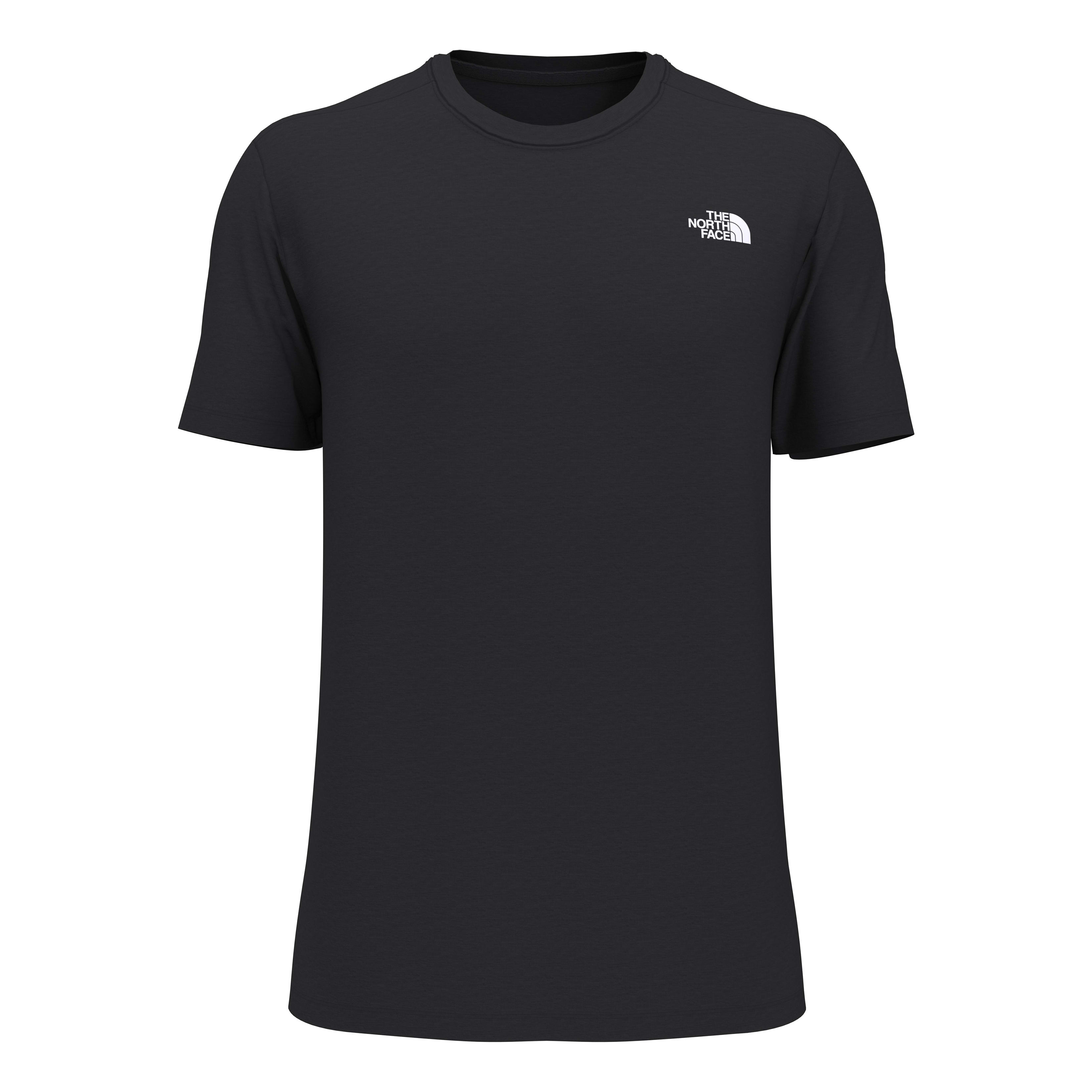 The North Face Men's First Trail Short Sleeve Shirt, Large, Black