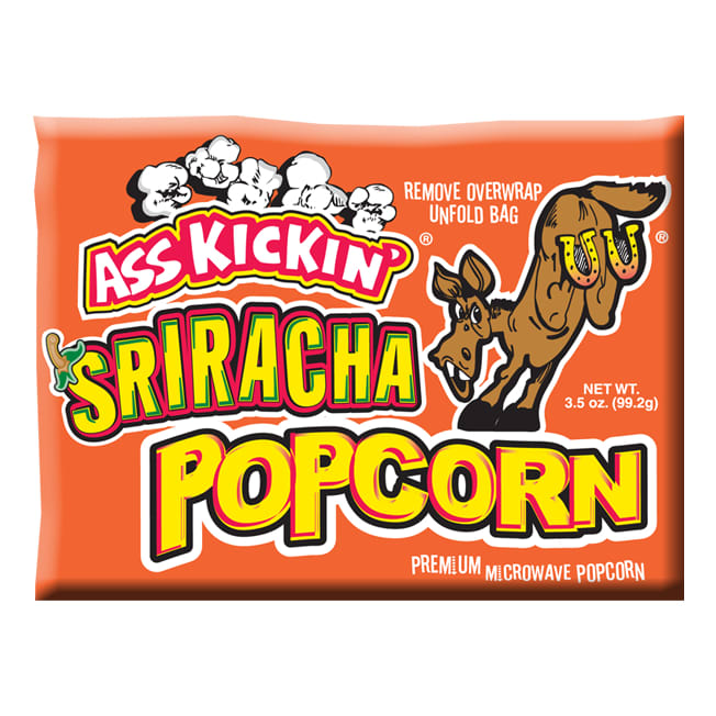 Ass Kickin’ Sriracha Popcorn