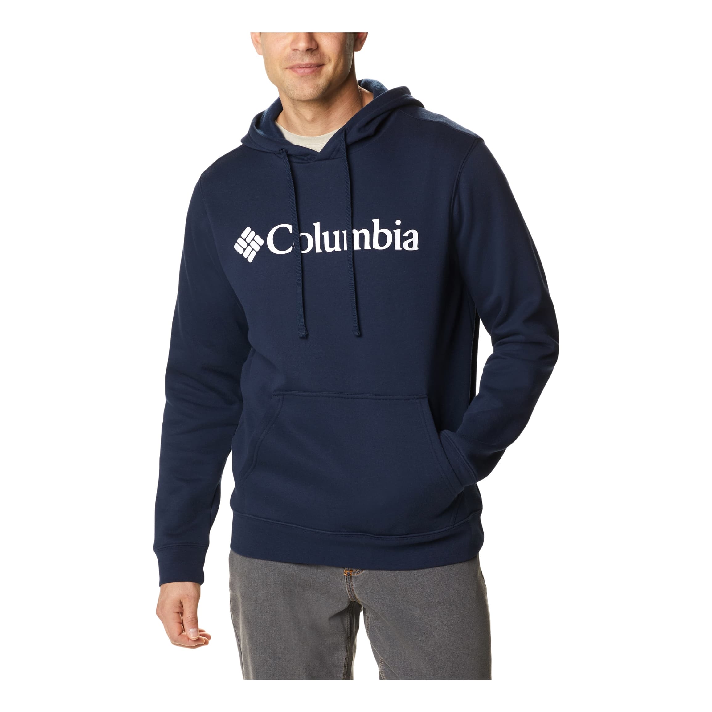 Columbia® Men’s Trek™ Long-Sleeve Hoodie - Collegiate Navy