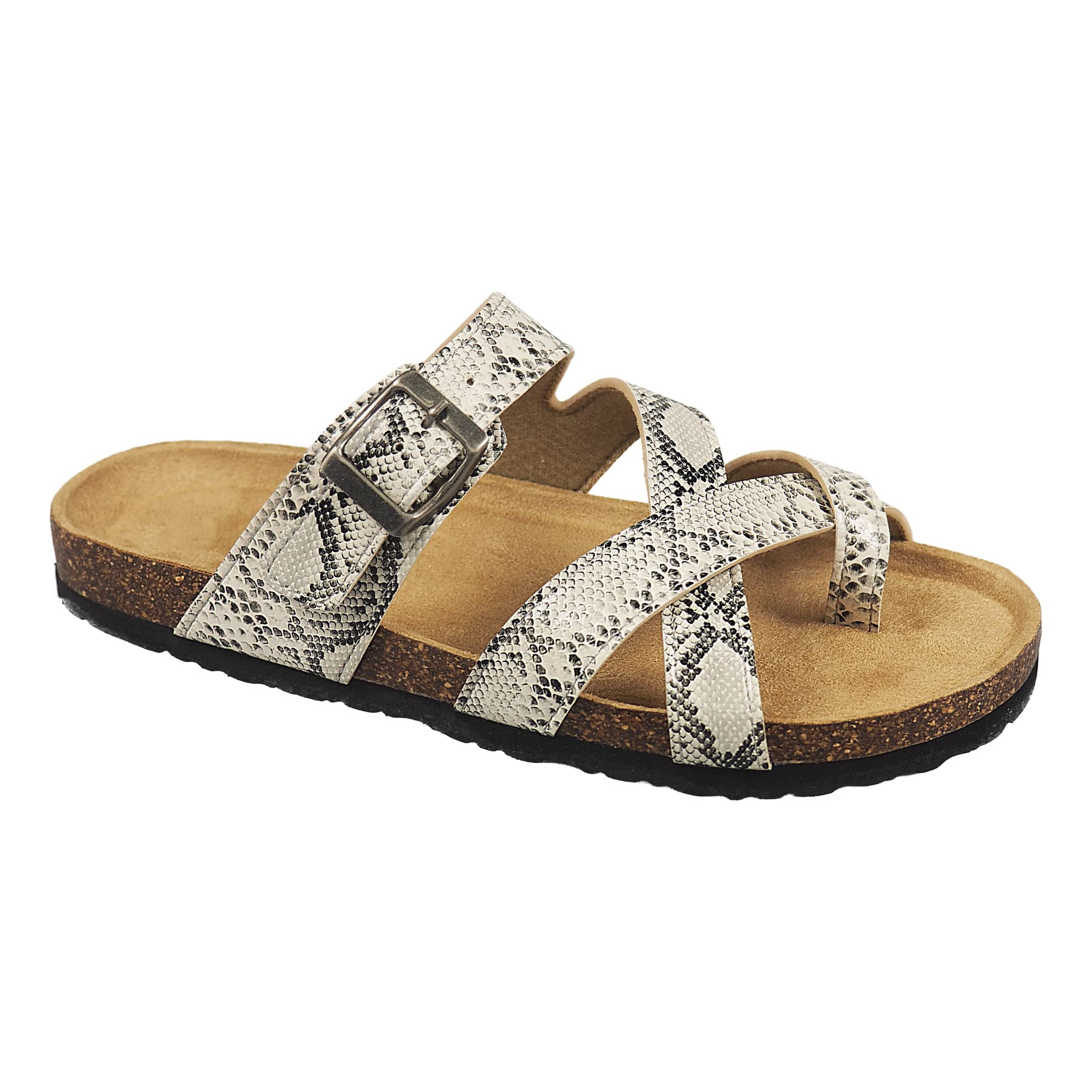 Natural Reflections® Women’s Leanna Buckle Sandals