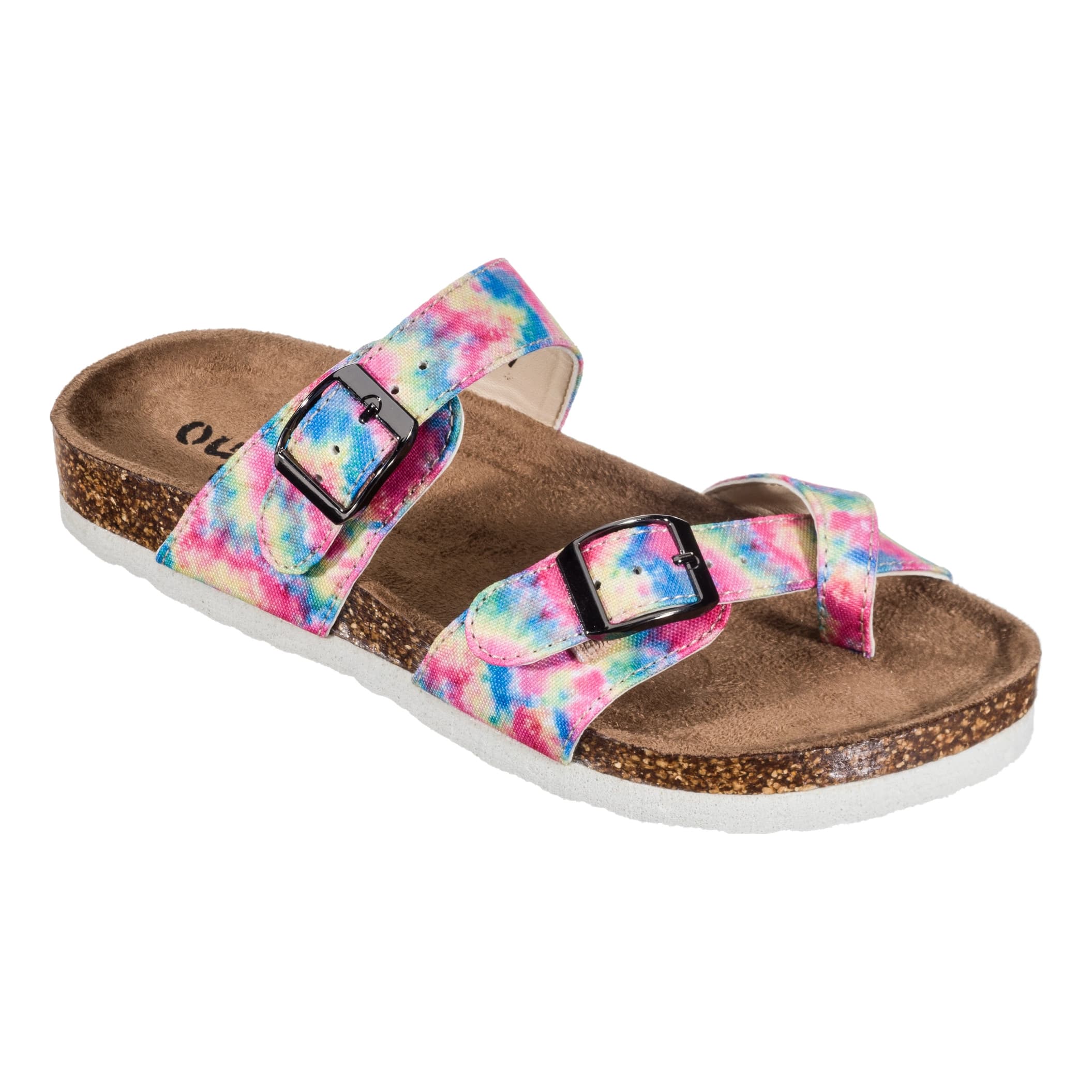 Outdoor Kids™ Youth Bork Double-Buckle Toe-Loop Sandals - Pastel