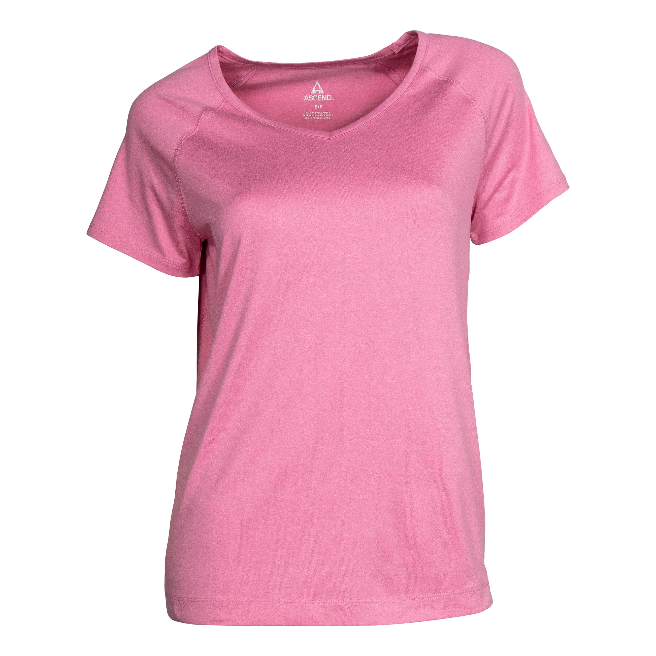 Ascend® Women’s Raglan Performance Short-Sleeve T-Shirt - Ibis Rose