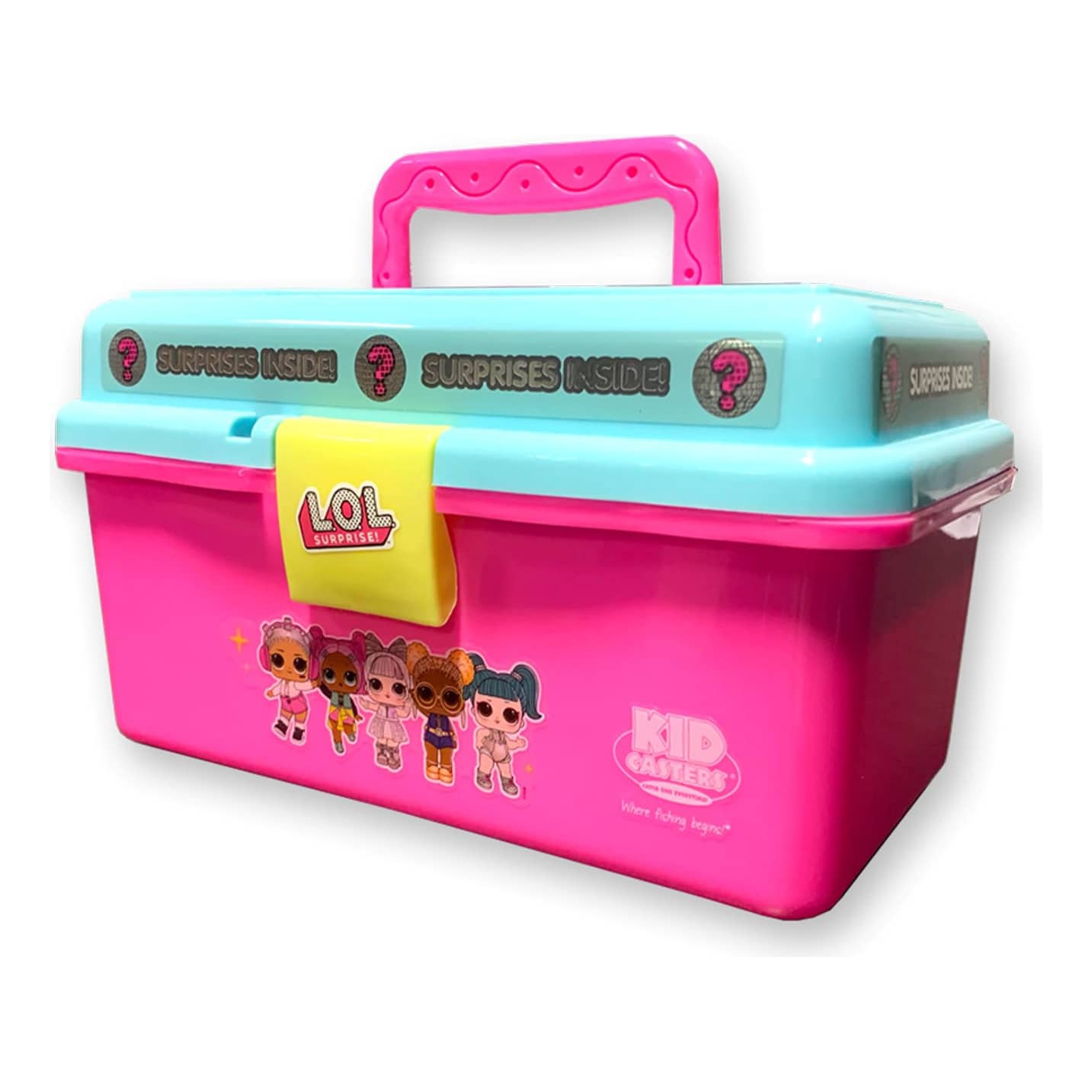 Toddler deals tackle box