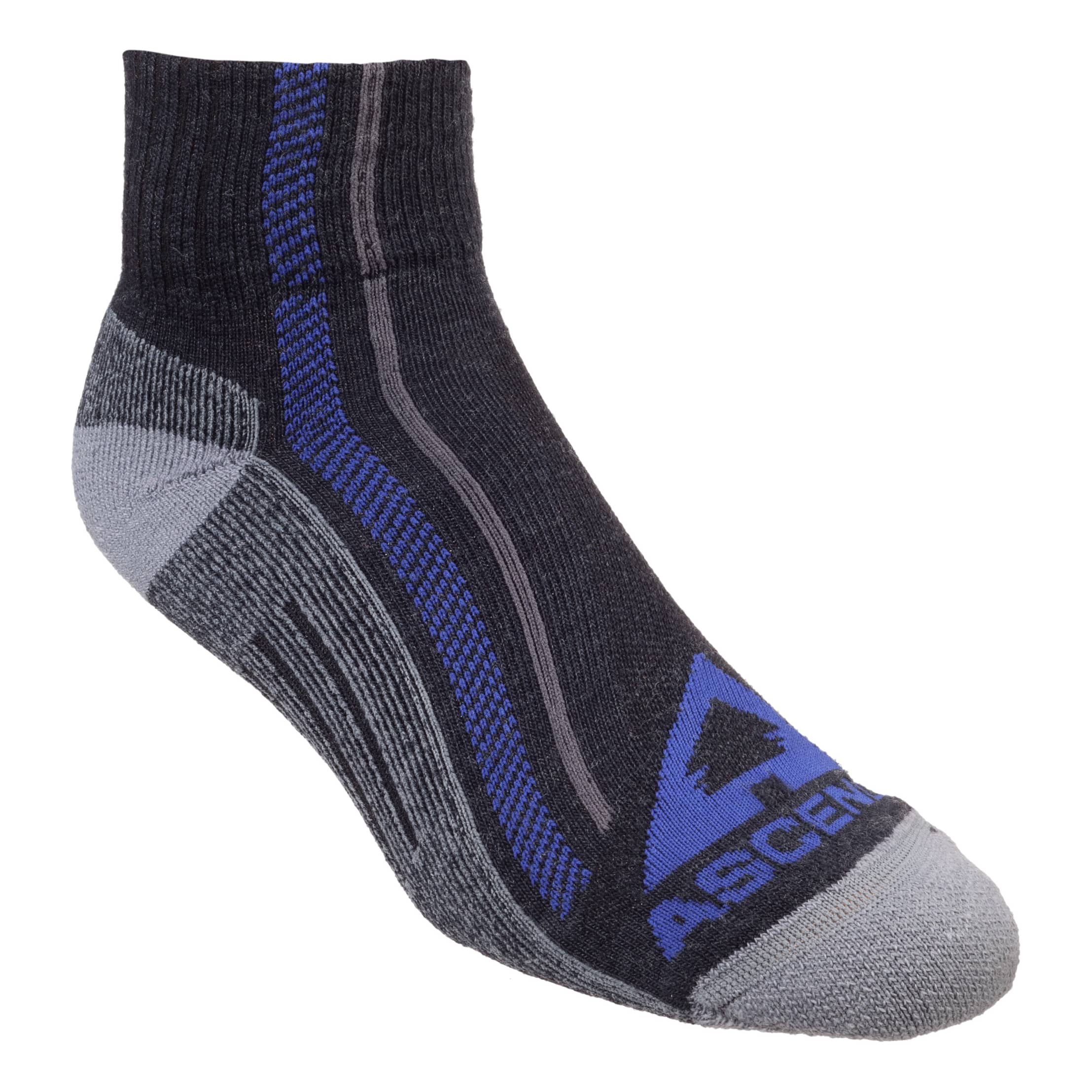Ascend® Men’s Hiker Quarter Socks