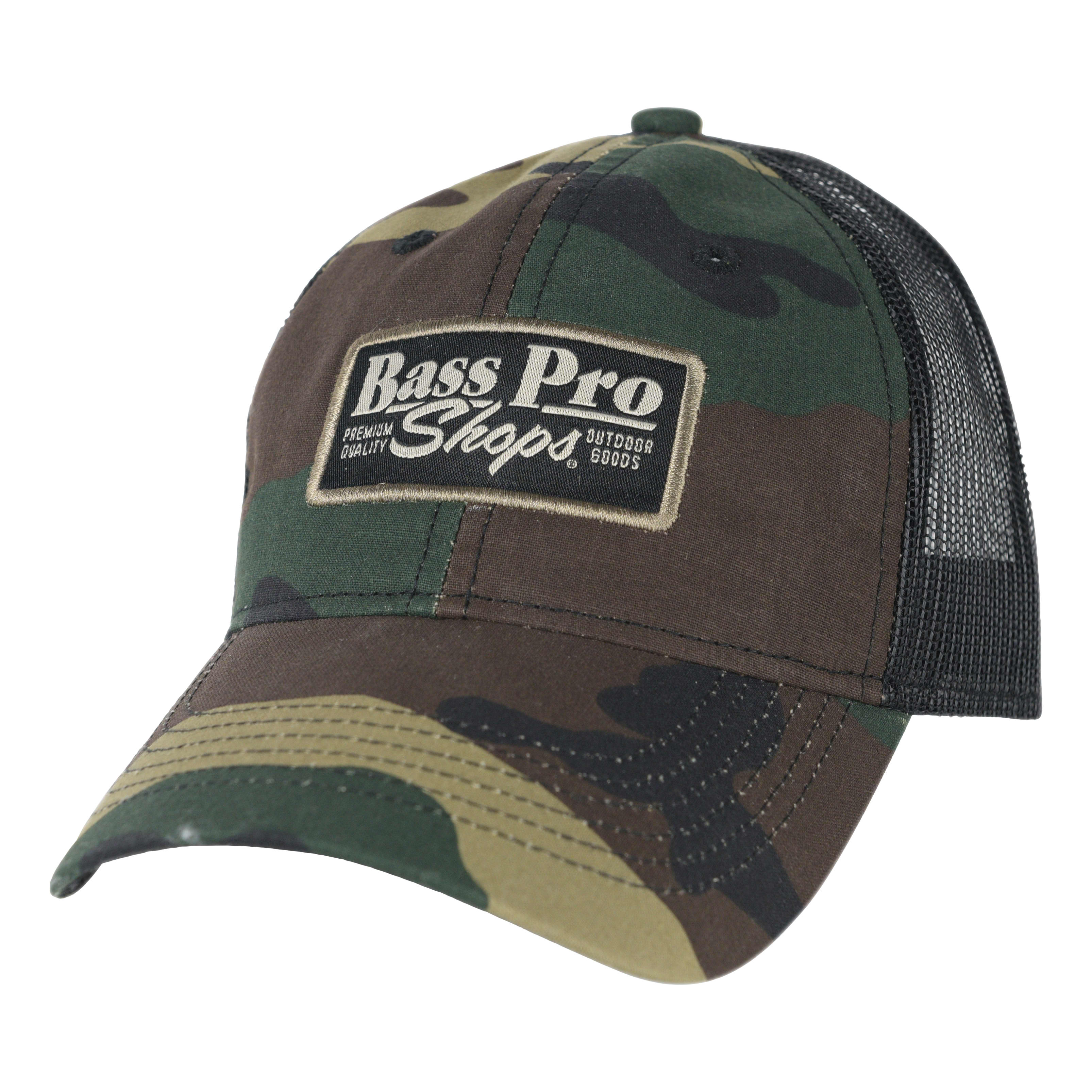 Bass Pro Shops® Men’s 6-Panel Camo Meshback Cap