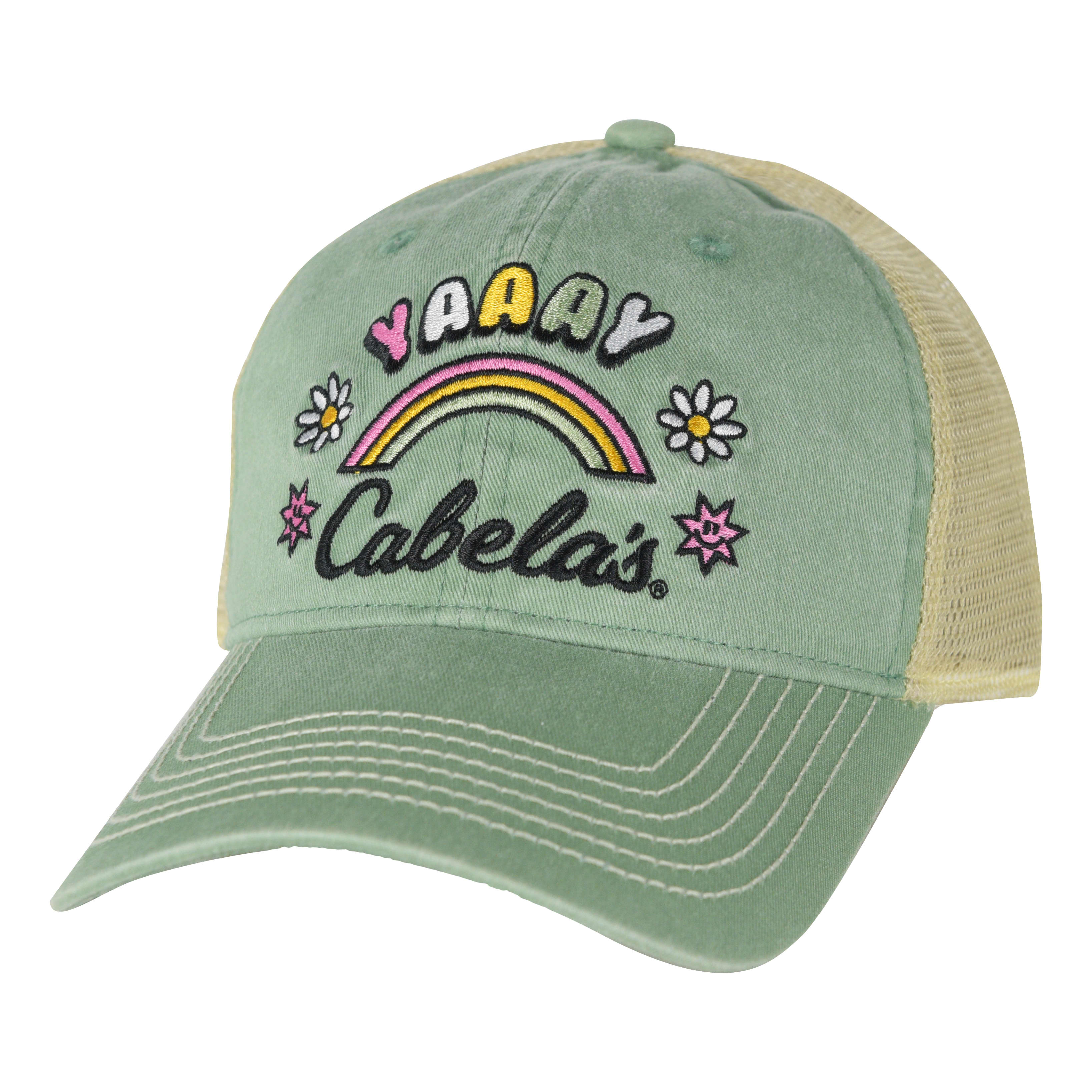 Cabela’s Youth Rainbow Mint Meshback Cap