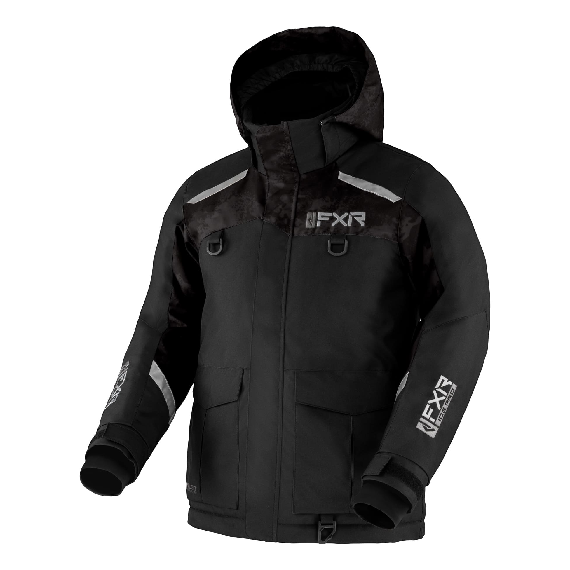 FXR® Children’s Excursion Jacket - Black/Black Camo