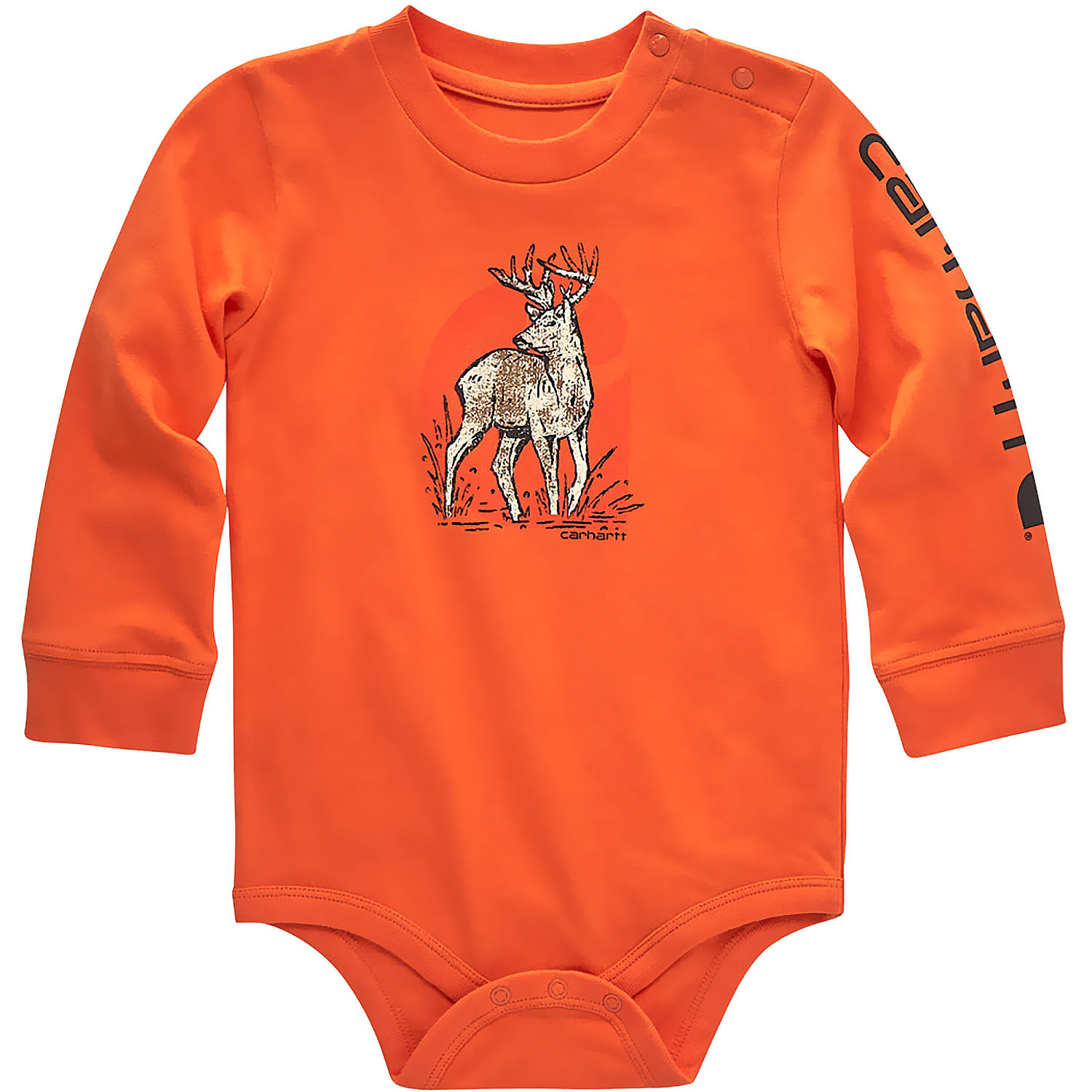 Carhartt® Infants’ Long-Sleeve Deer Bodysuit