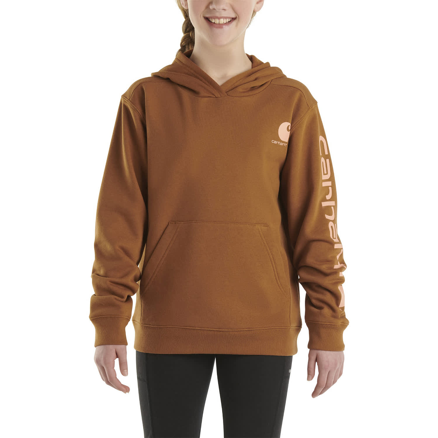Carhartt® Girls’ Long-Sleeve Graphic Sweatshirt