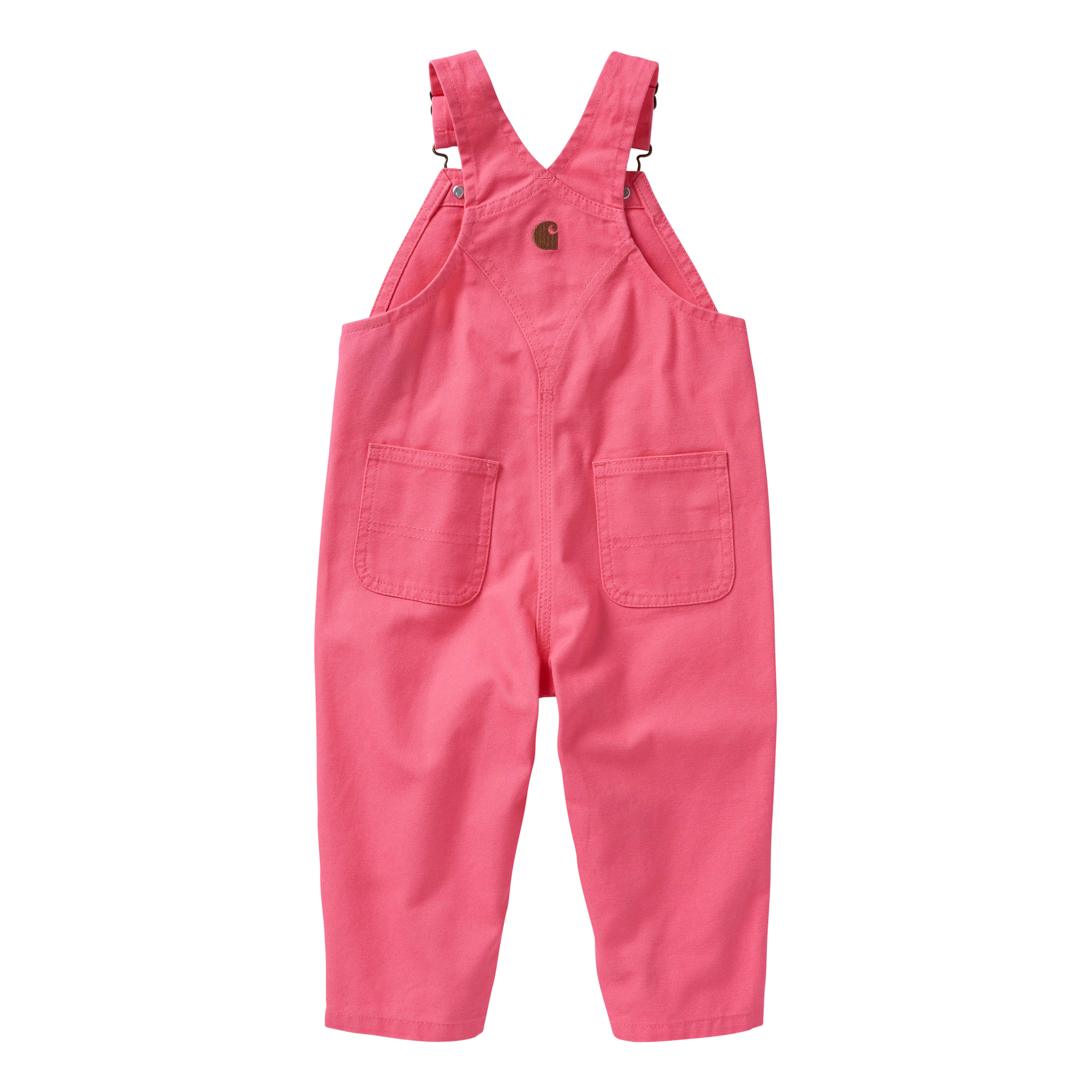 Carhartt® Infants’/Toddlers’ Loose Fit Canvas Bib Overall - back