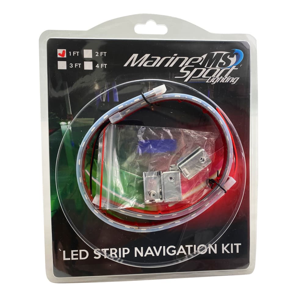 Marine Sport Lighting Green/Red LED Strip Navigation Kit