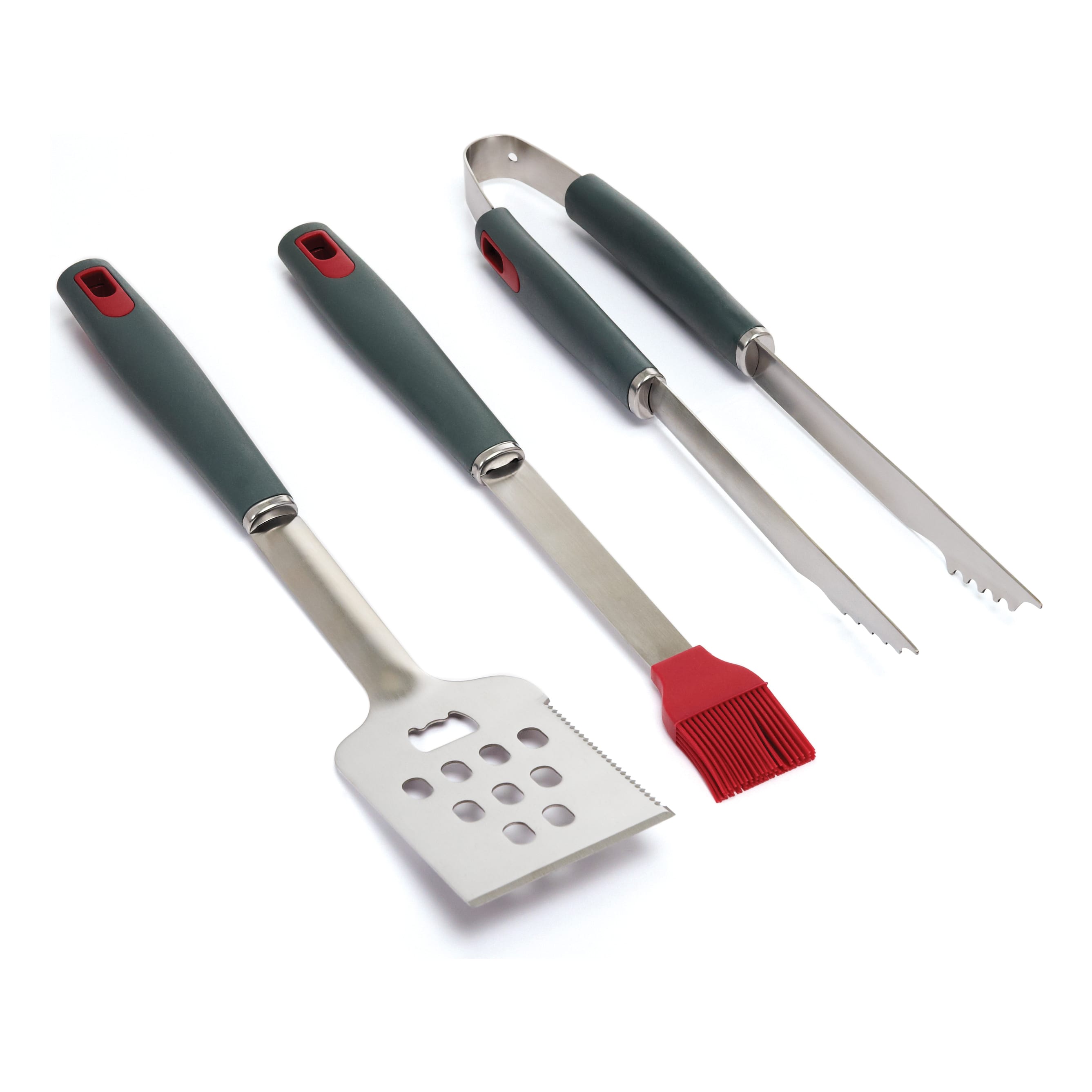 Grill Pro® 3-Piece Stainless Steel Tool Set w/ Resin Handles