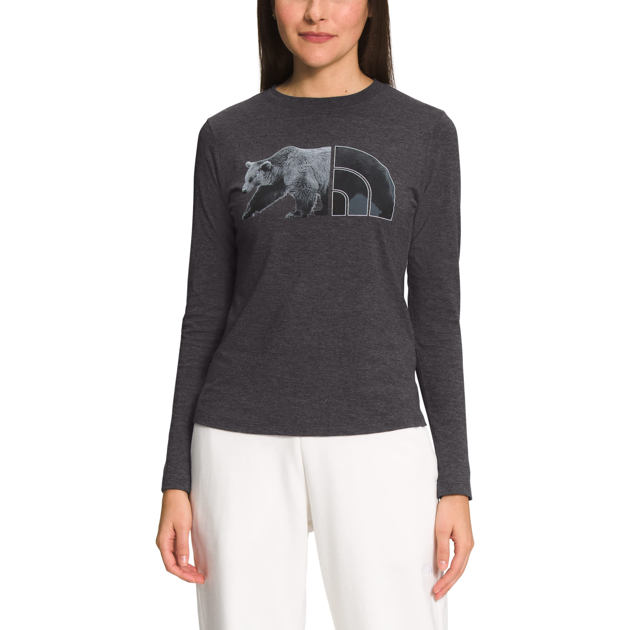 The North Face® Women’s Tri-Blend Bear Long-Sleeve T-Shirt