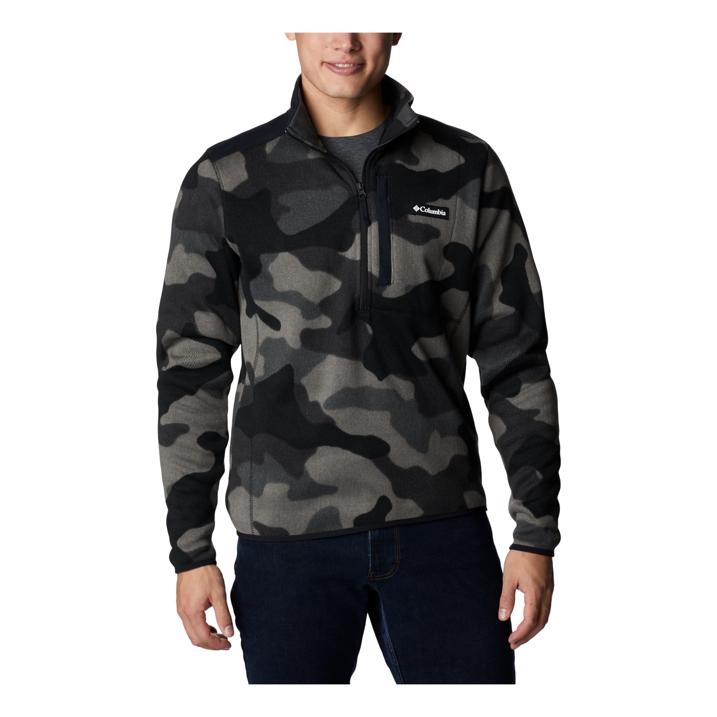 Men's Sweater Weather™ II Printed Fleece Half Zip Pullover