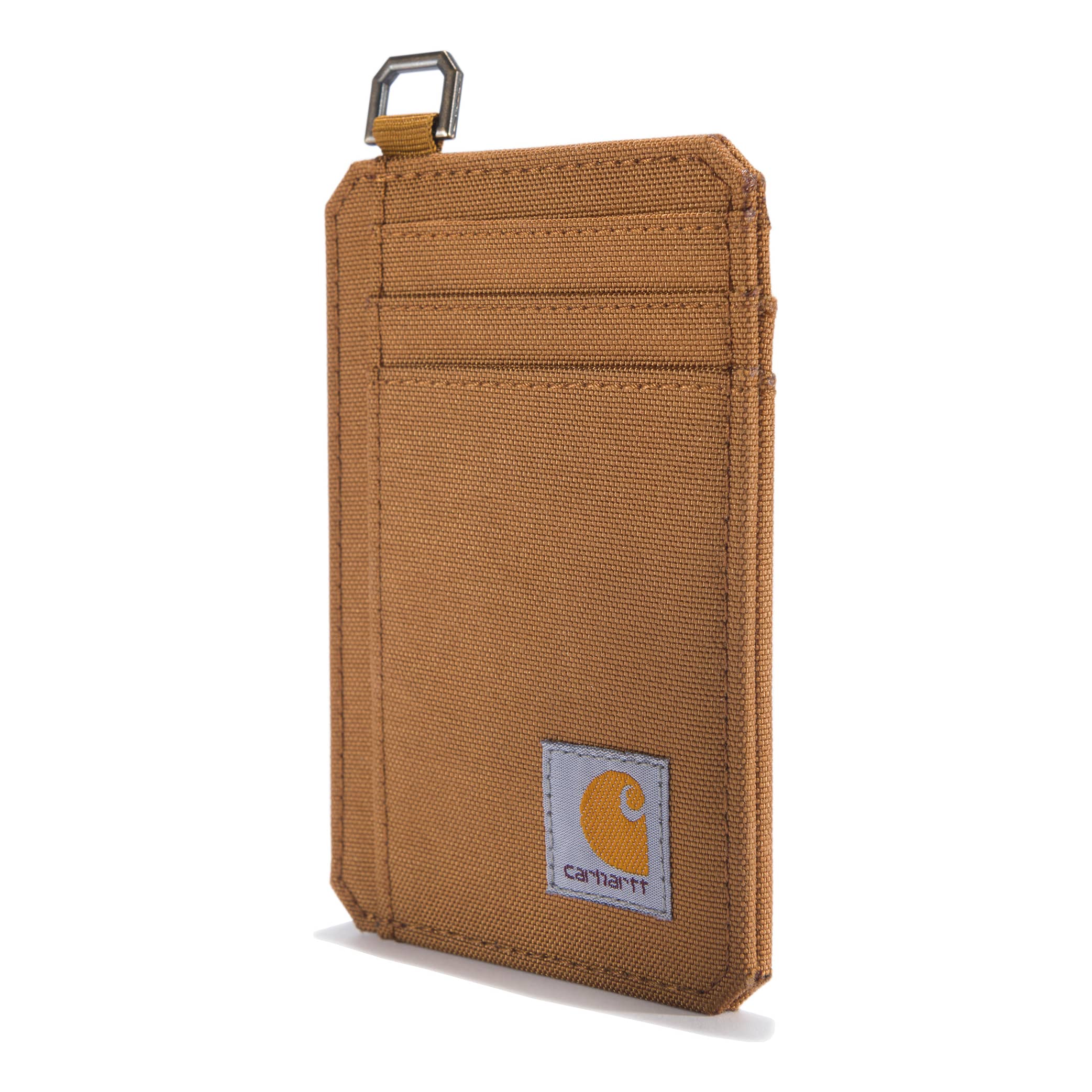 Carhartt® Nylon Duck Front Pocket Wallet – Brown