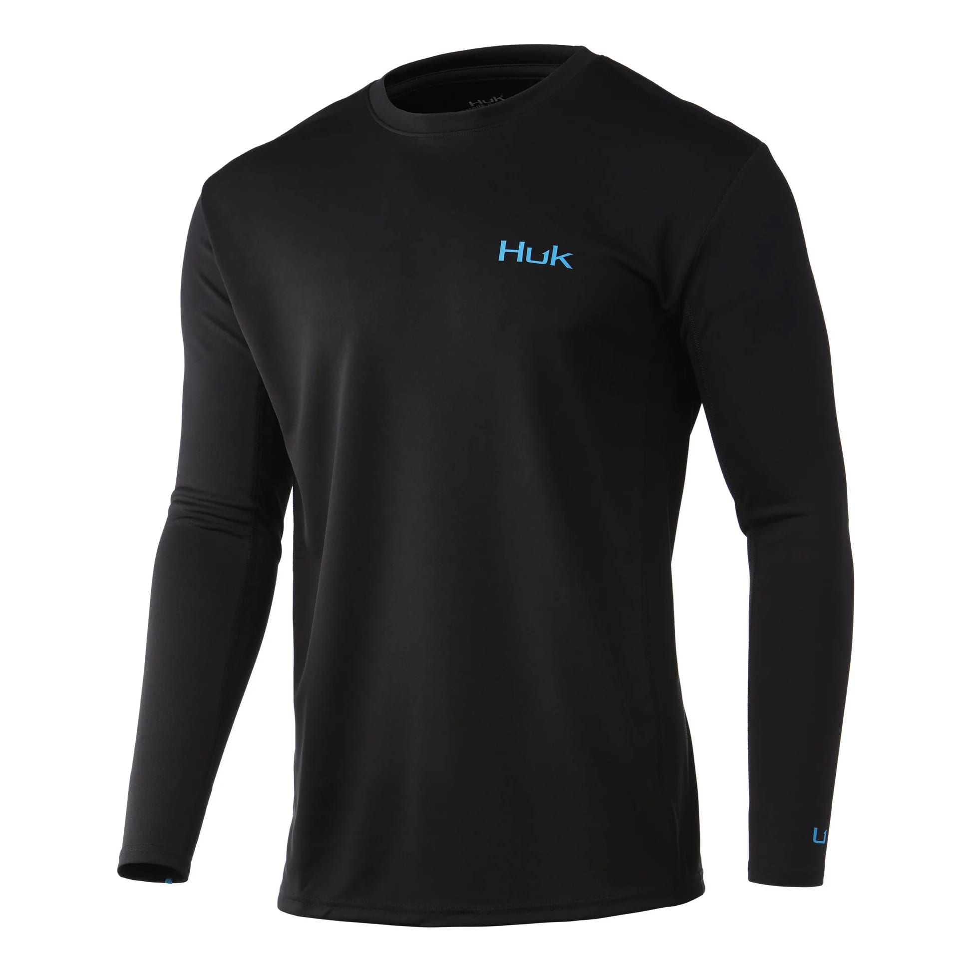 Huk® Men’s Icon X Long-Sleeve Fishing Shirt - Black