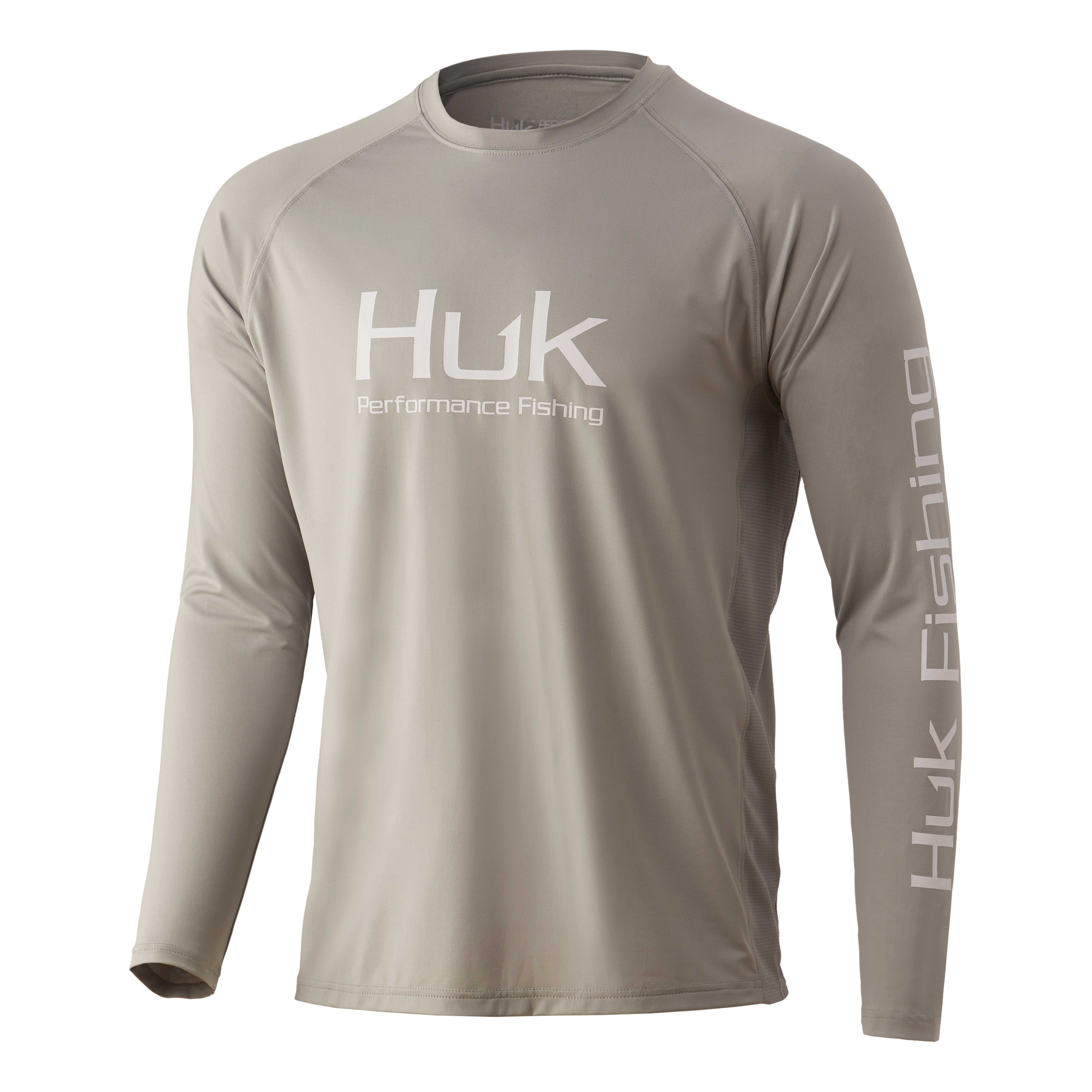 Huk® Men’s Vented Pursuit Long-Sleeve Shirt - Volcanic Ash