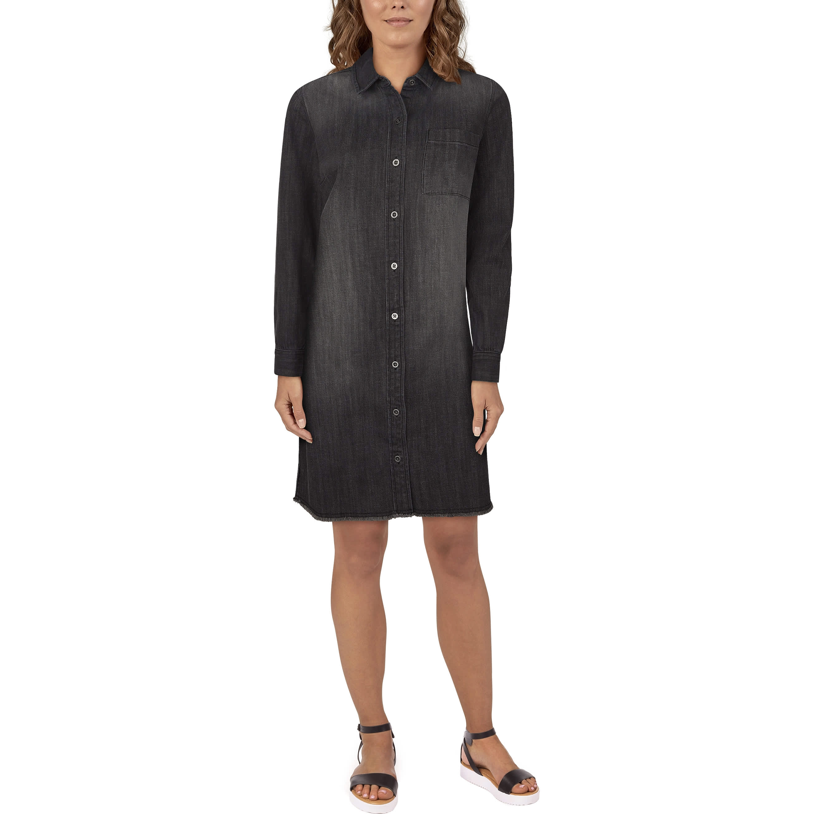 Natural Reflections® Women’s Denim Shirt Dress