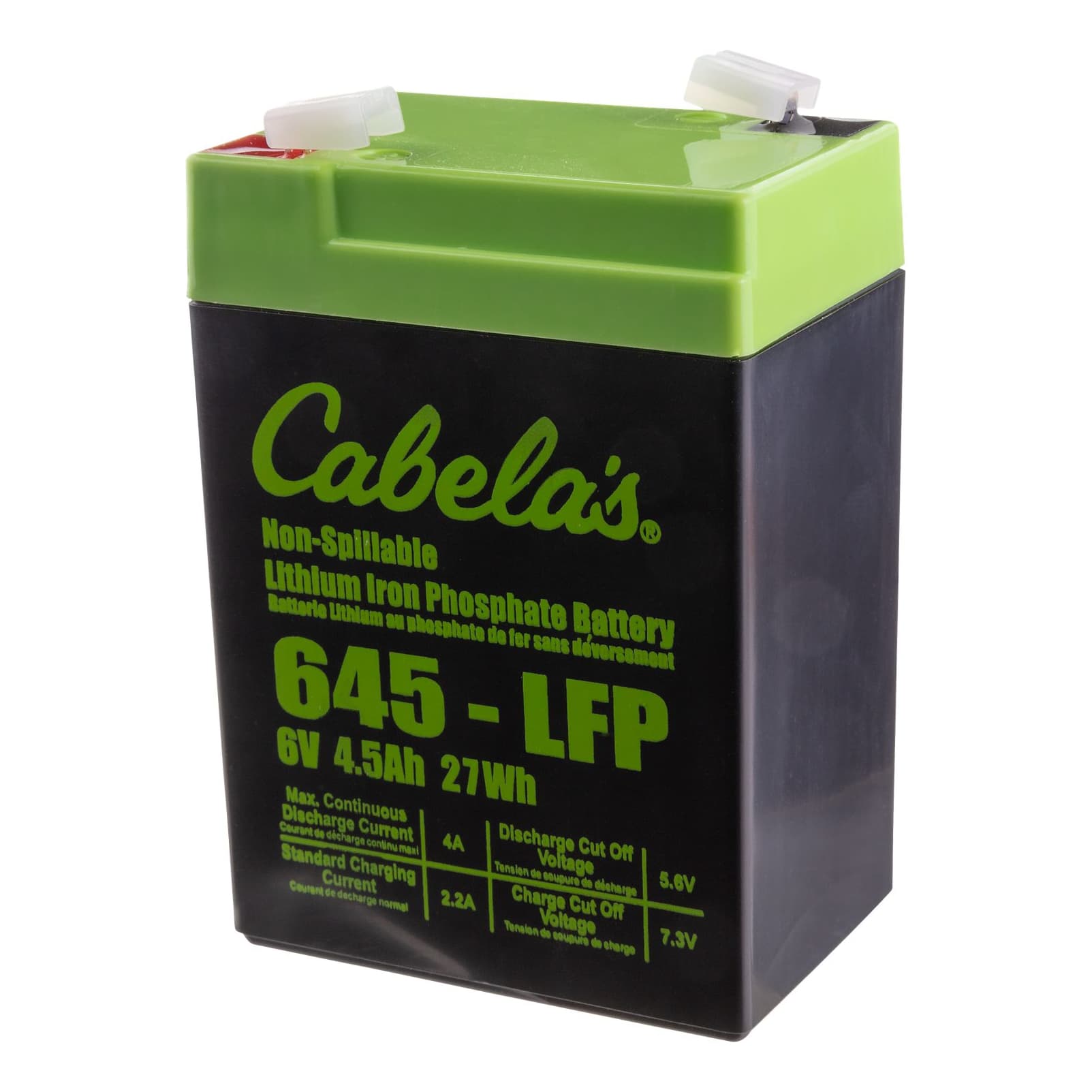 Cabela's® Non-Spillable Lithium Iron Phosphate Battery