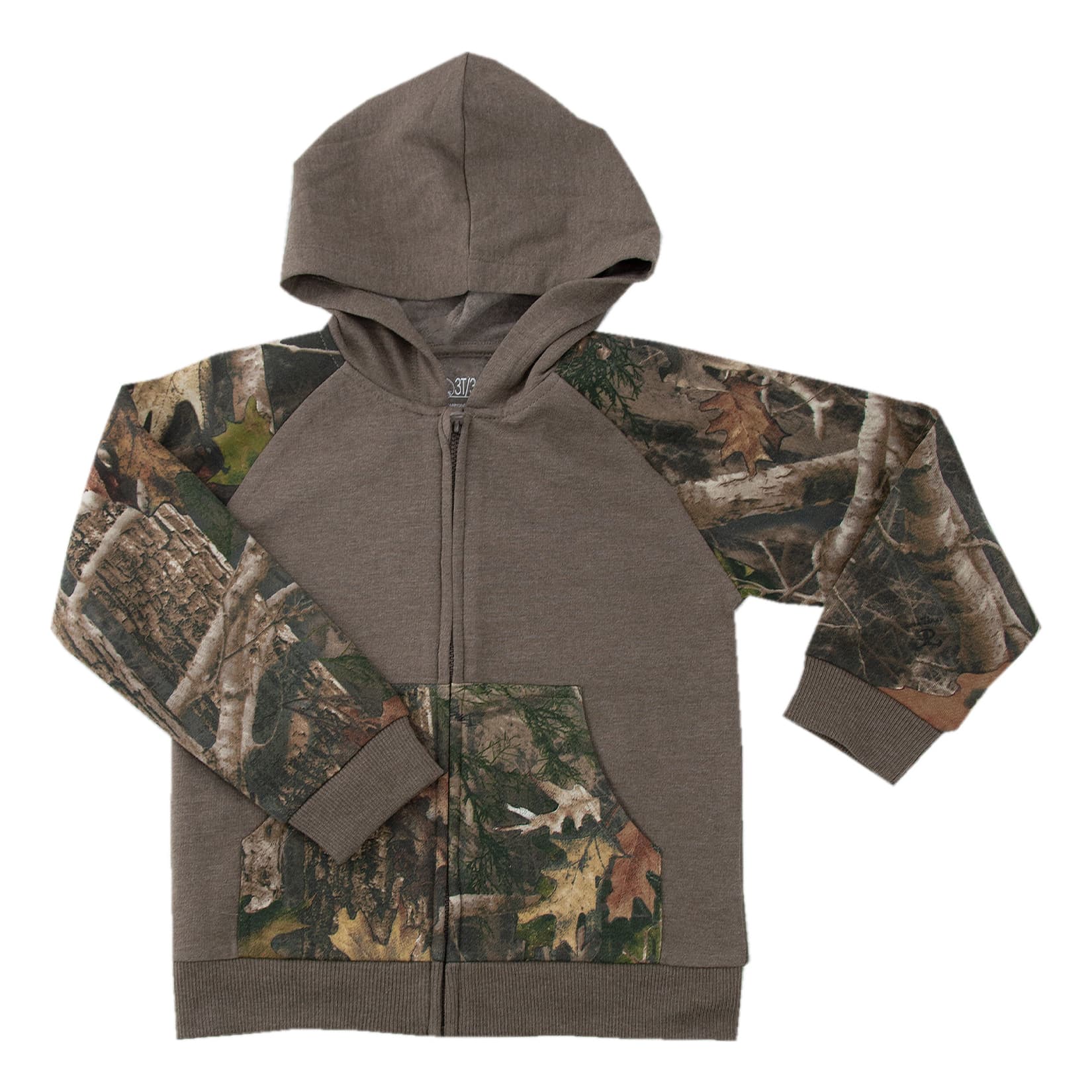 Outdoor Kids® Infants’/Toddlers’ TrueTimber® Camo Full-Zip Long-Sleeve Raglan Hoodie