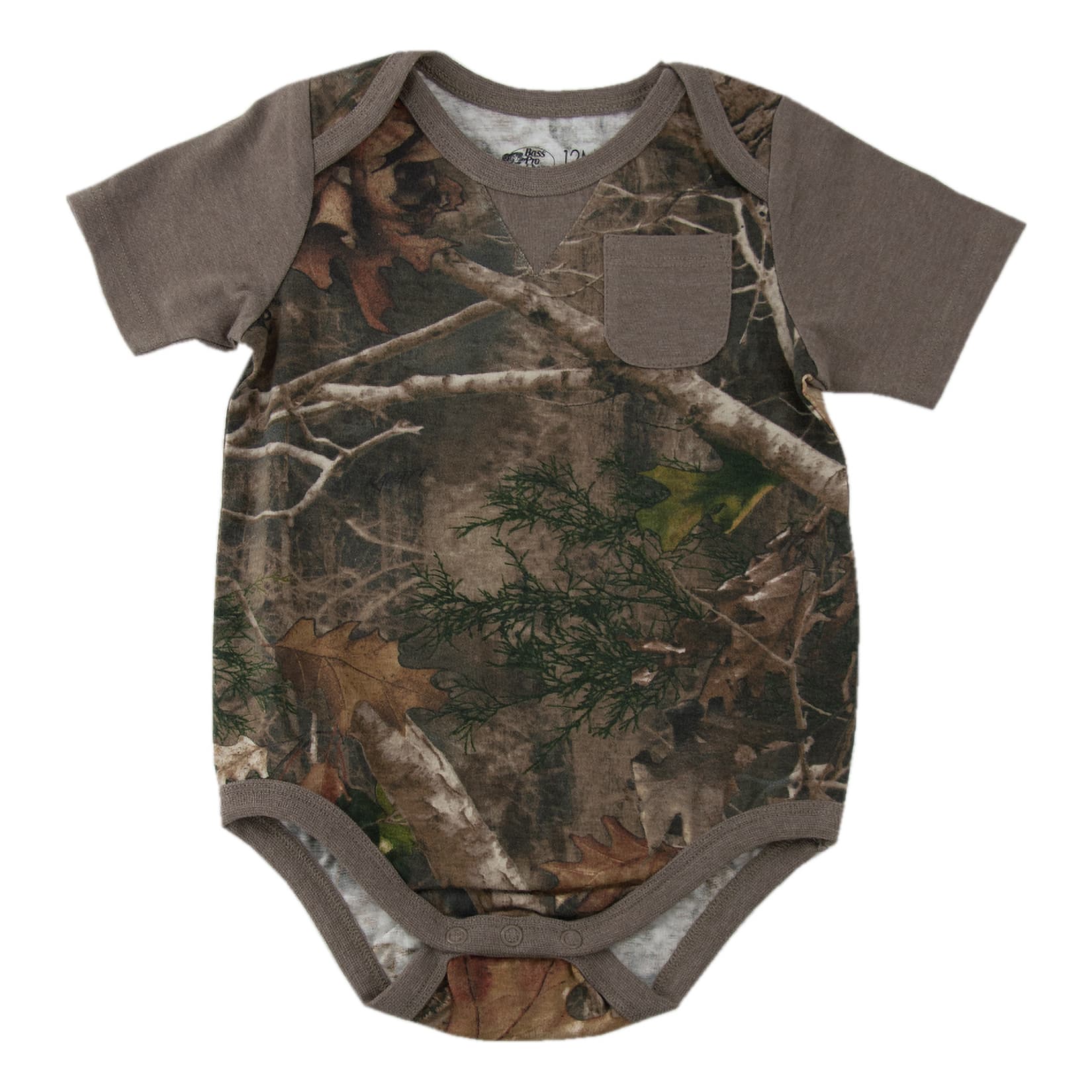 Outdoor Kids® Infants’/Toddlers’ TrueTimber Camo Short-Sleeve Bodysuit