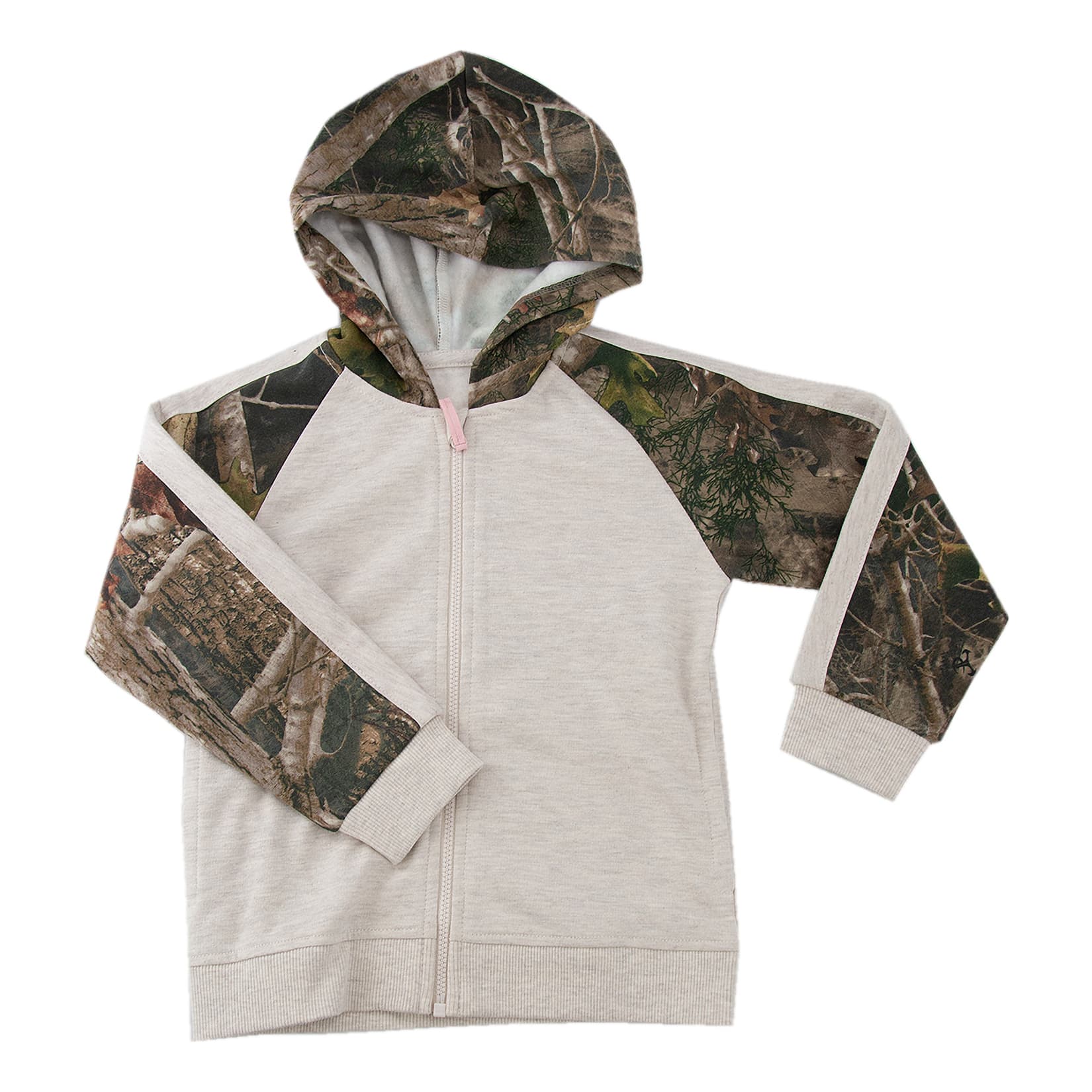 Outdoor Kids® Infants’/Toddlers’ TrueTimber® Camo Full-Zip Long-Sleeve Raglan Hoodie