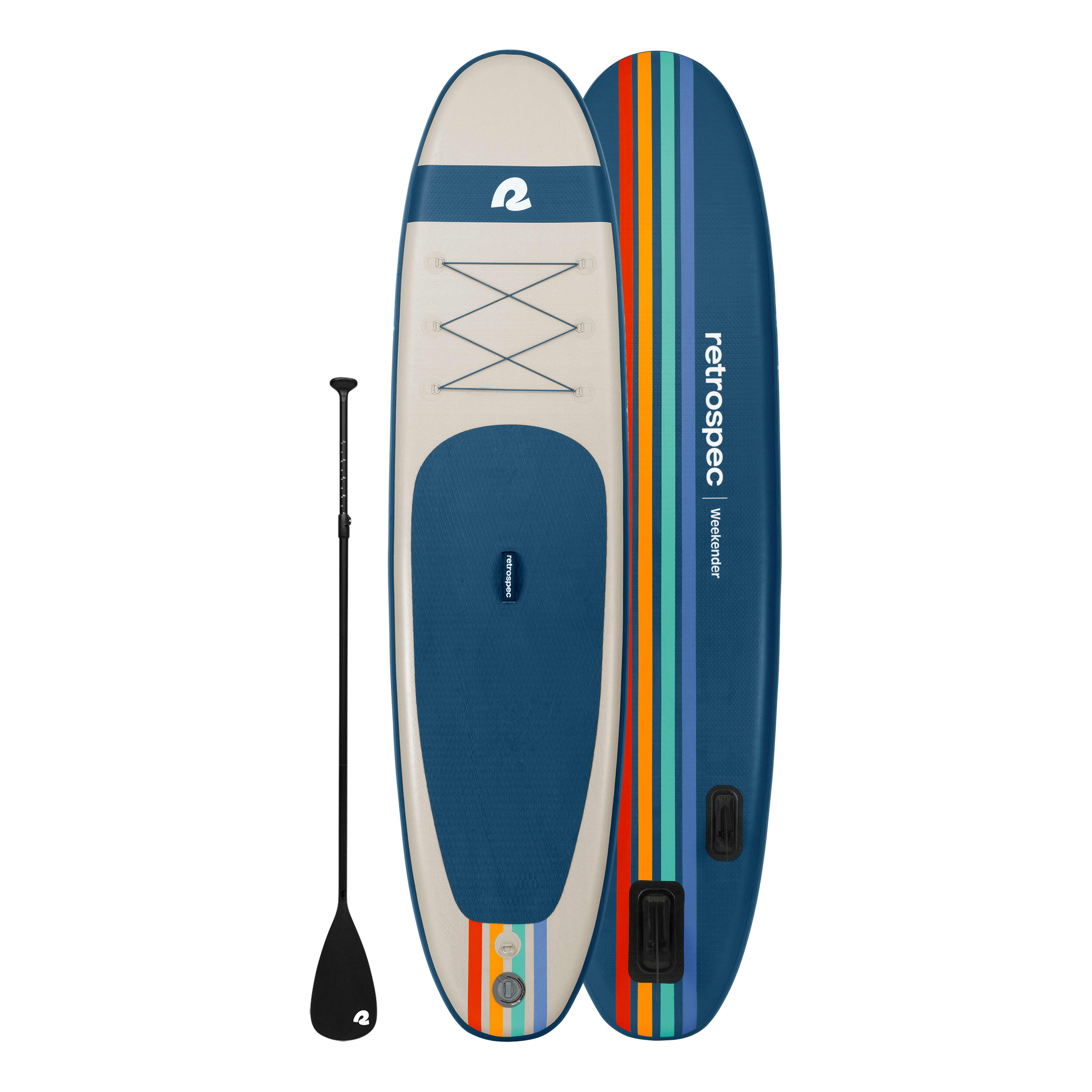 Retrospec Weekender Inflatable Paddle Board - Navy Zion